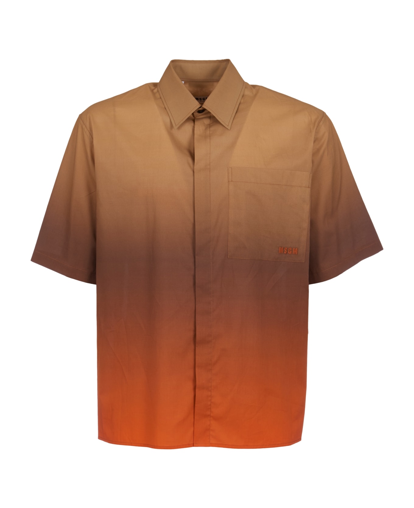 MSGM Dregrada Shirt - Beige/Orange