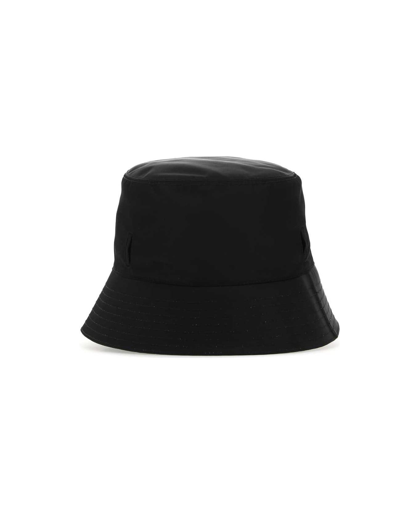 Prada Black Re-nylon Hat - F0002
