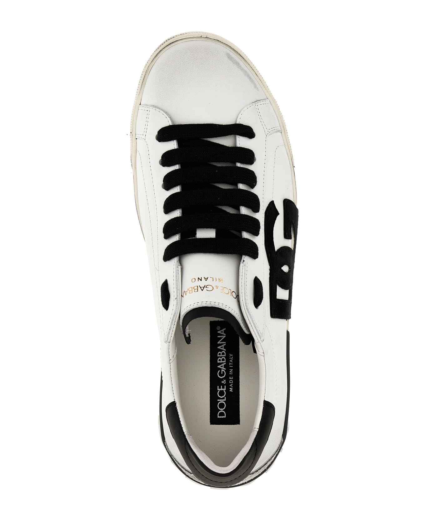 Dolce & Gabbana Portofino Sneakers - White/Black
