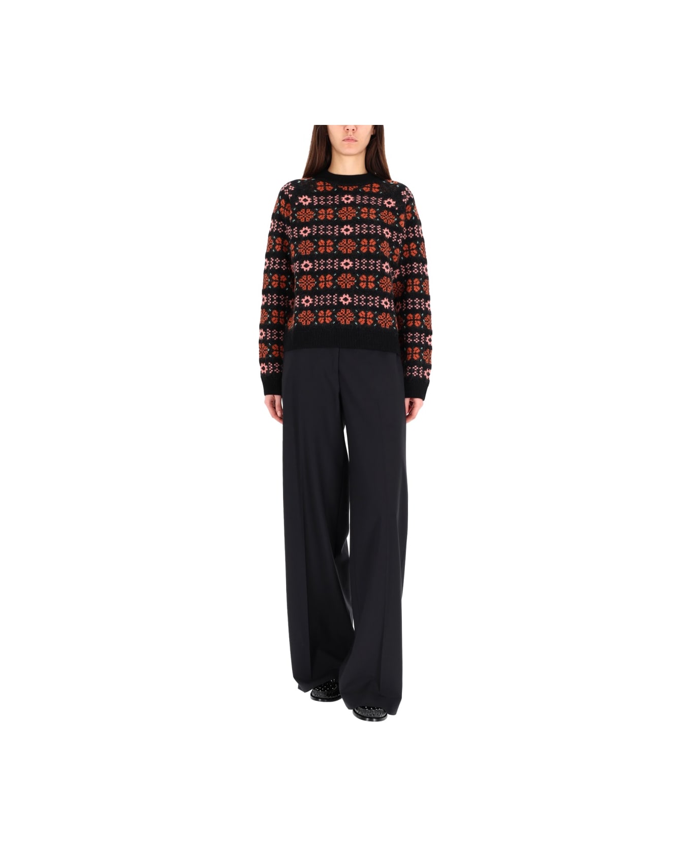 Paul Smith "fair Isle" Sweater - BLACK