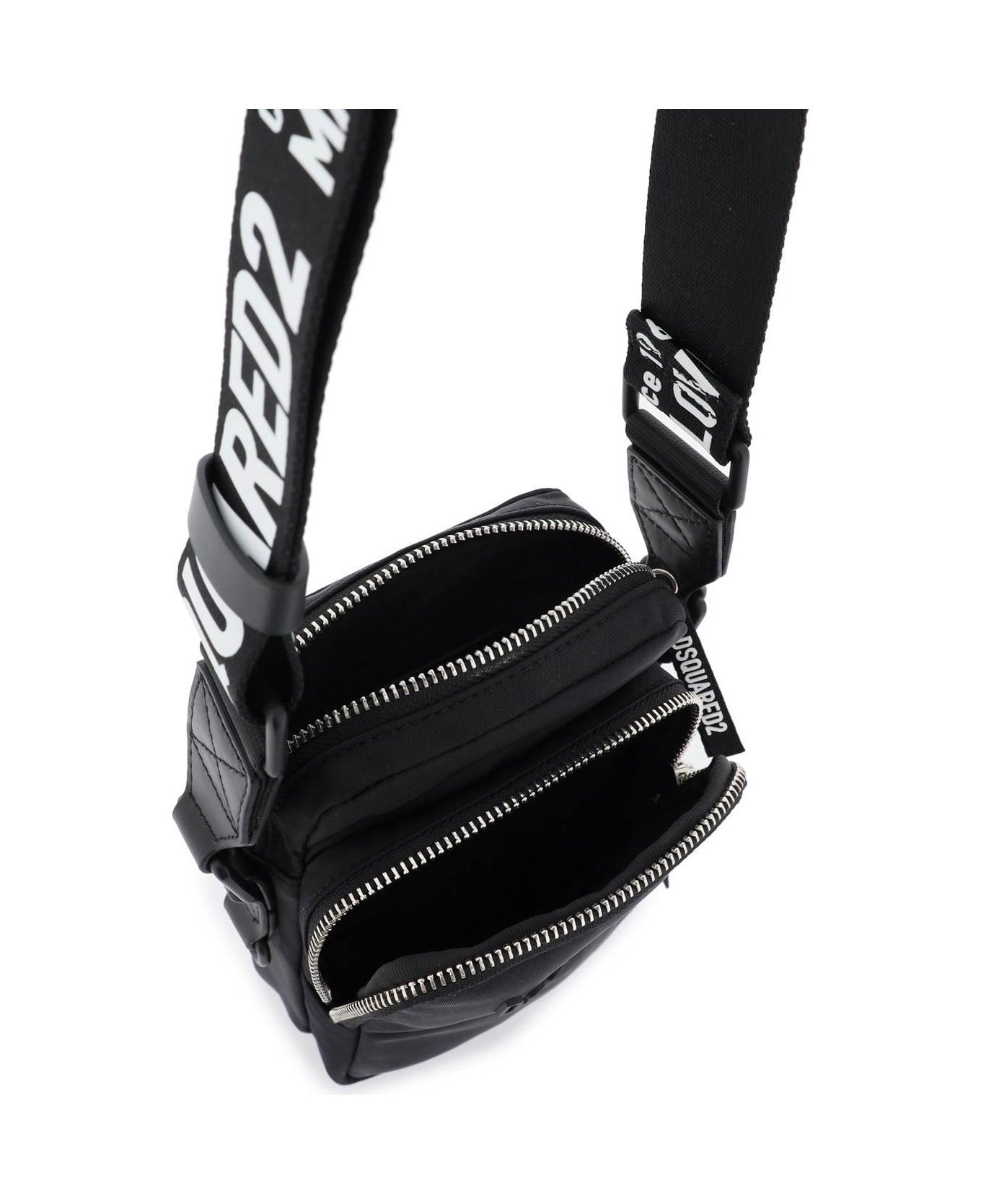 定番の中古商品 Dsquared2 italist | Bag Crossbody Zip Top Embossed Logo パーツ
