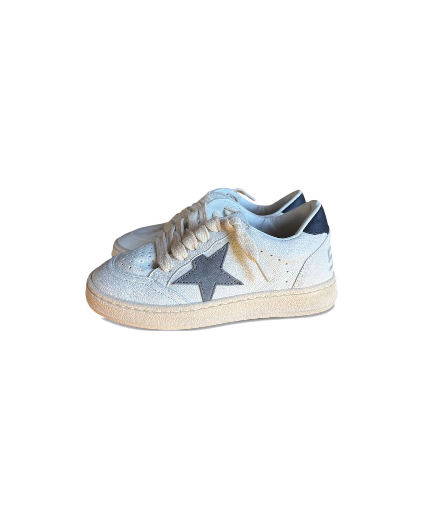Golden Goose Kids Ball Star Sneakers - White