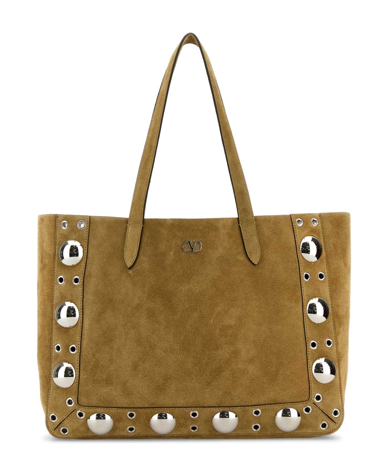 Beige Suede Nellcã´te Shopping Bag - Thumbnail 2