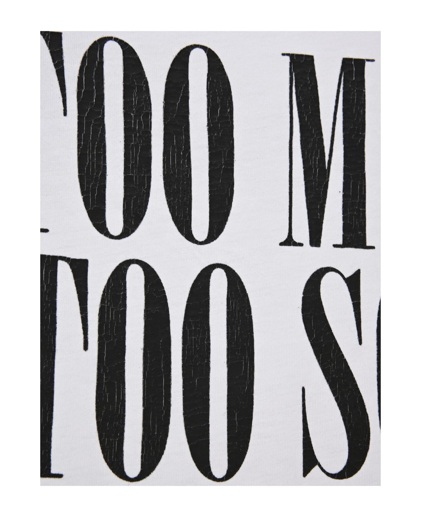 AMIRI "too Much Too Soon" T-shirt - WHITE