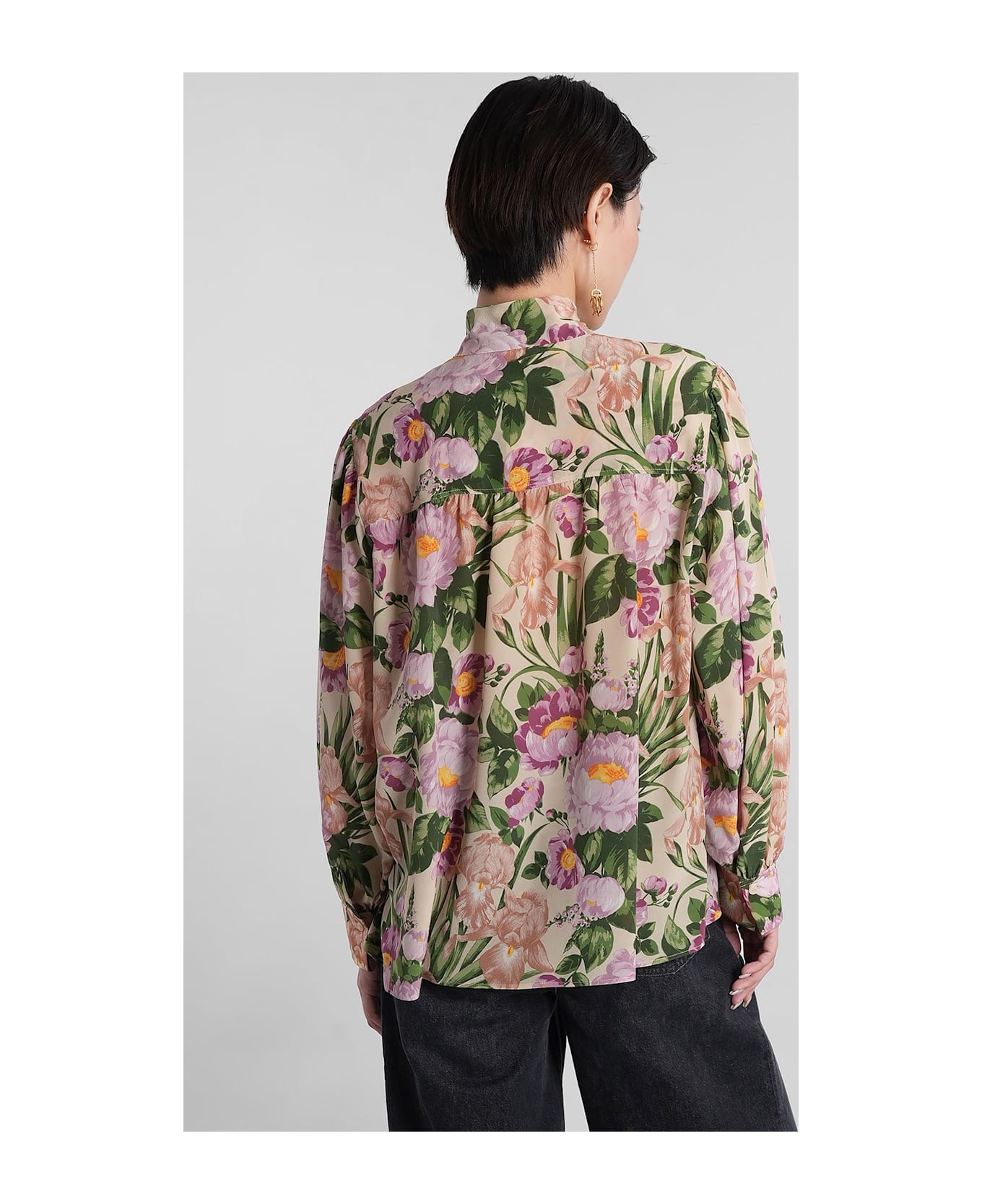 Chloé Shirt In Multicolor Silk - multicolor