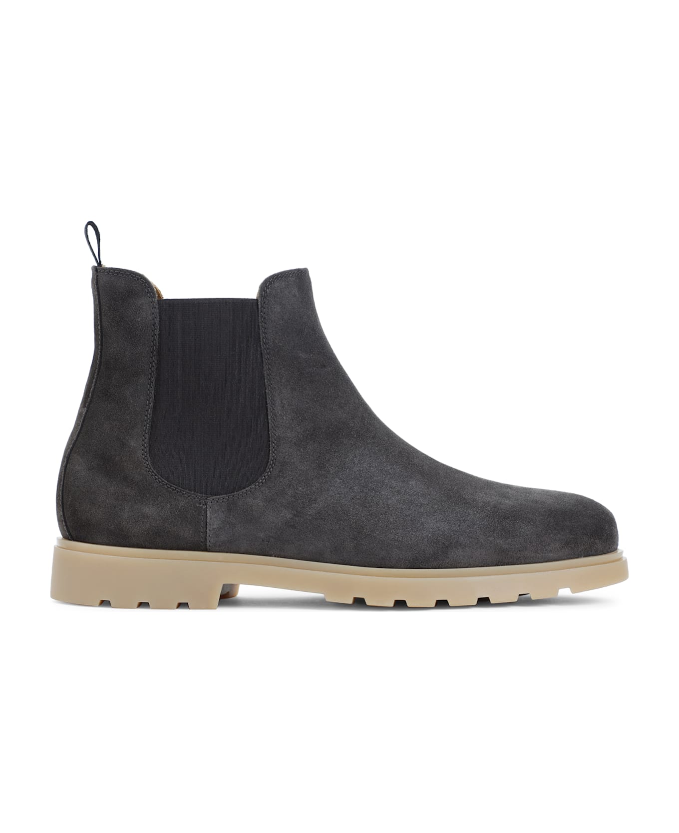 Kiton Suede Calf Leather Boots - Dark Brown