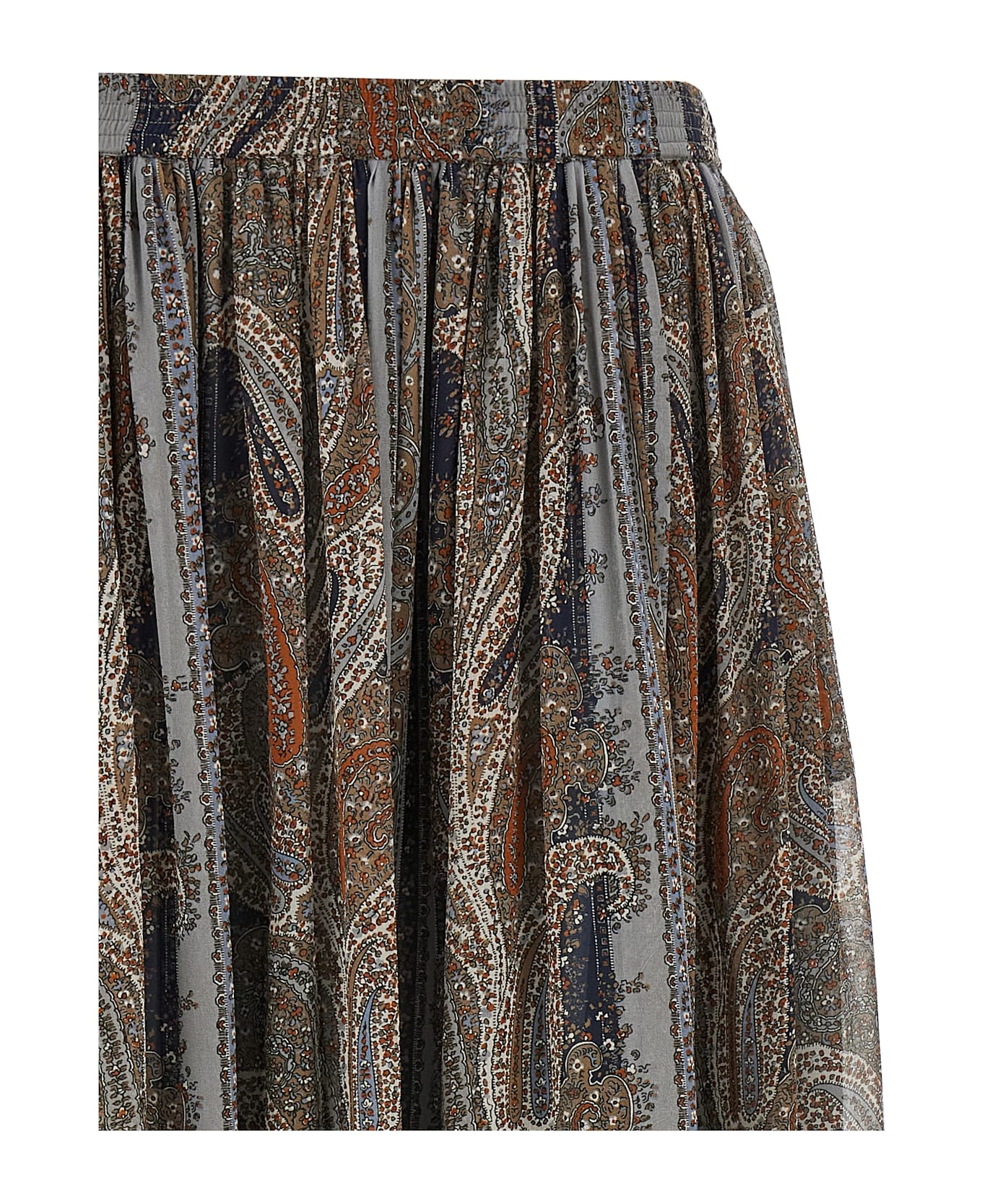 Saint Laurent Paisley Skirt - Multicolor