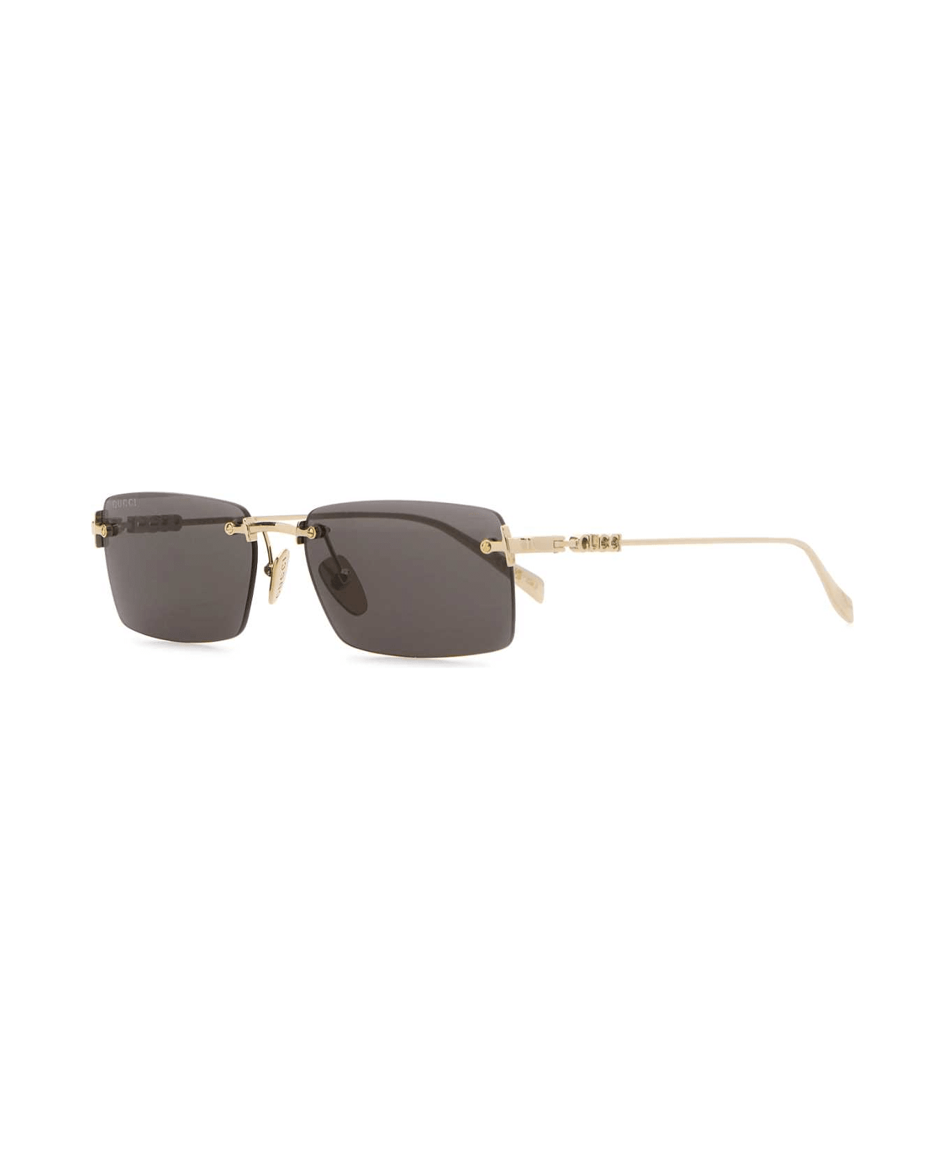 Gucci Platinum Metal Sunglasses - GOLDGREY