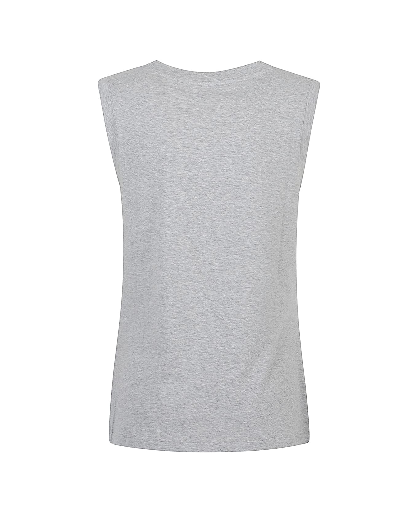 Emporio Armani Logo Cotton Tank Top - Grey