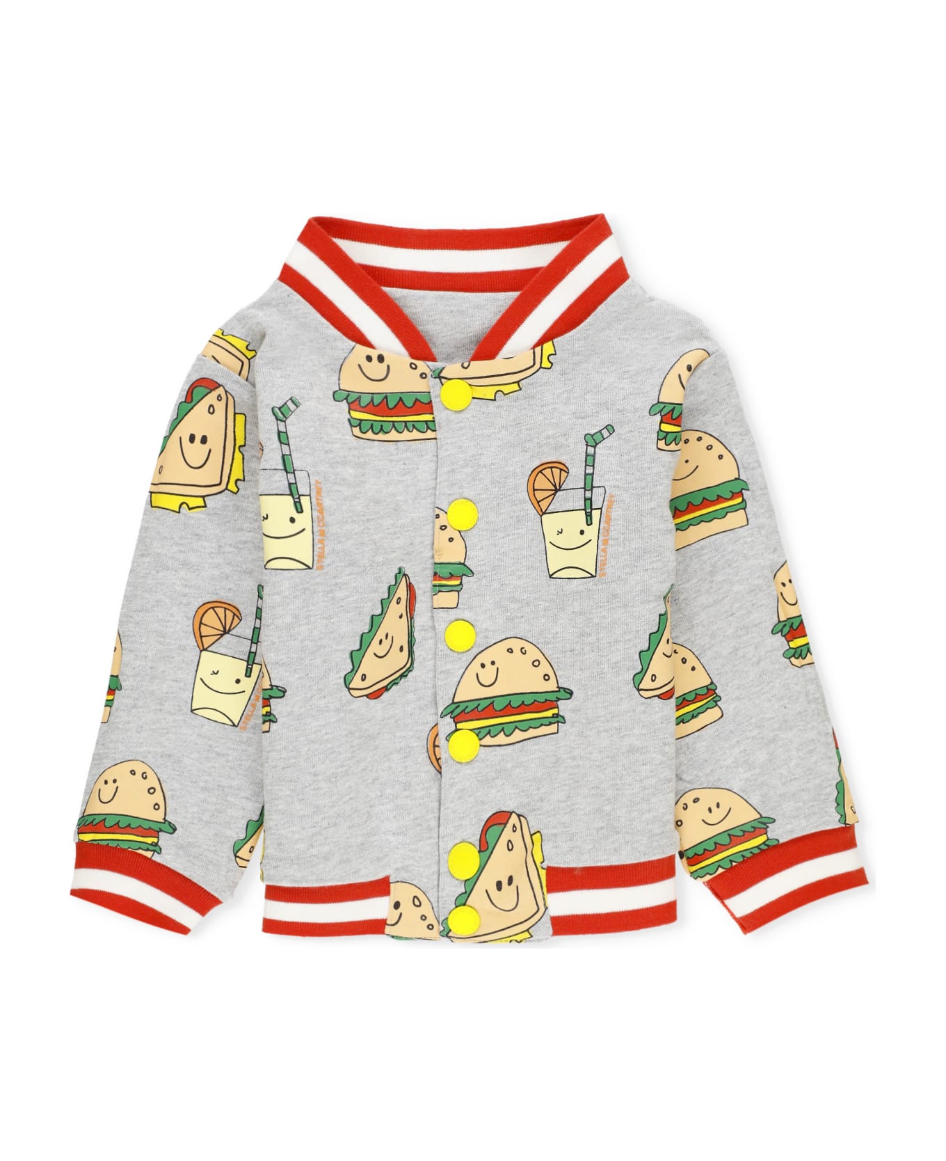 Stella McCartney Sweatshirt With Logo - Grey ニットウェア＆スウェットシャツ