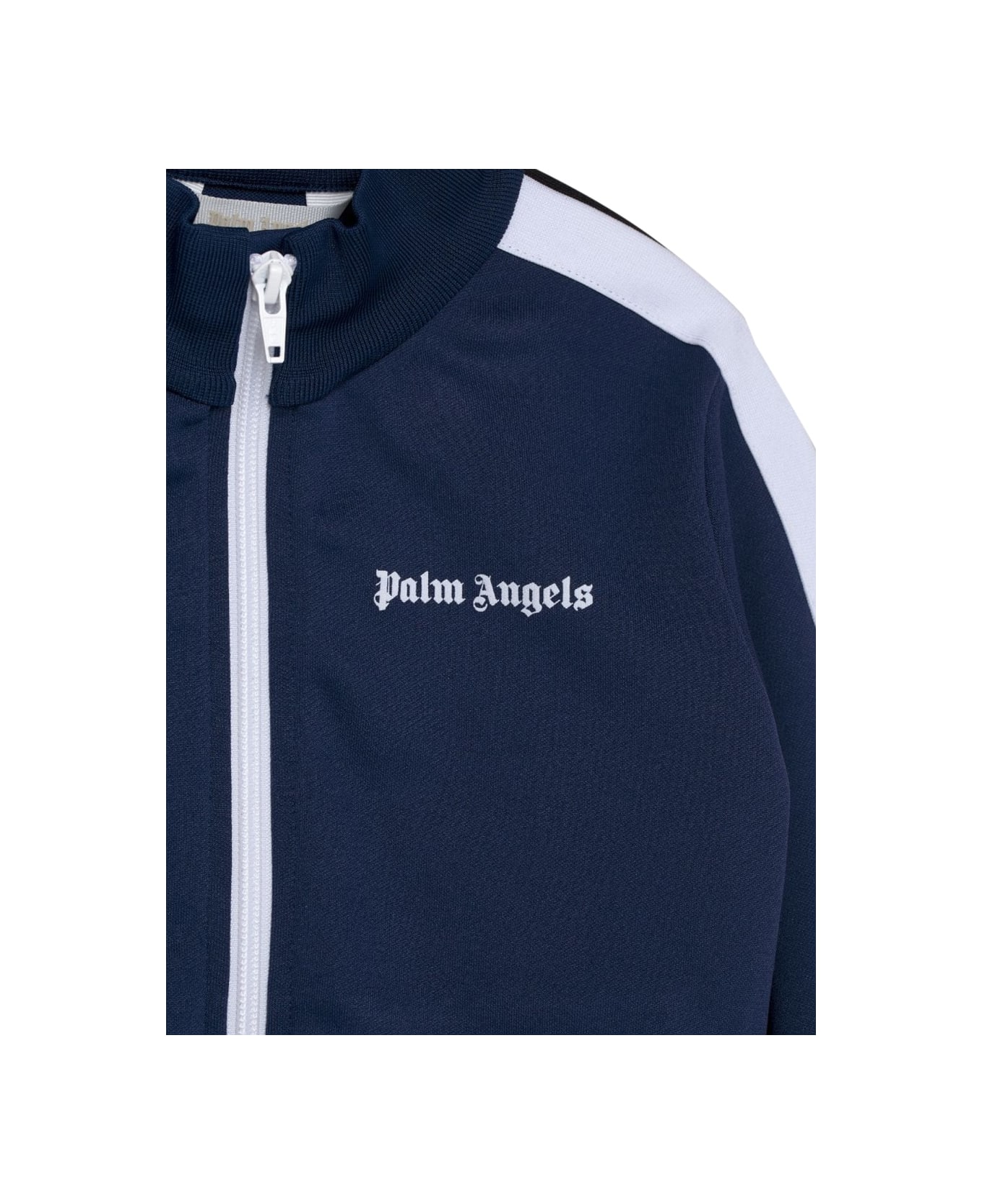 Palm Angels Giacca Sportiva Con Logo - BLUE