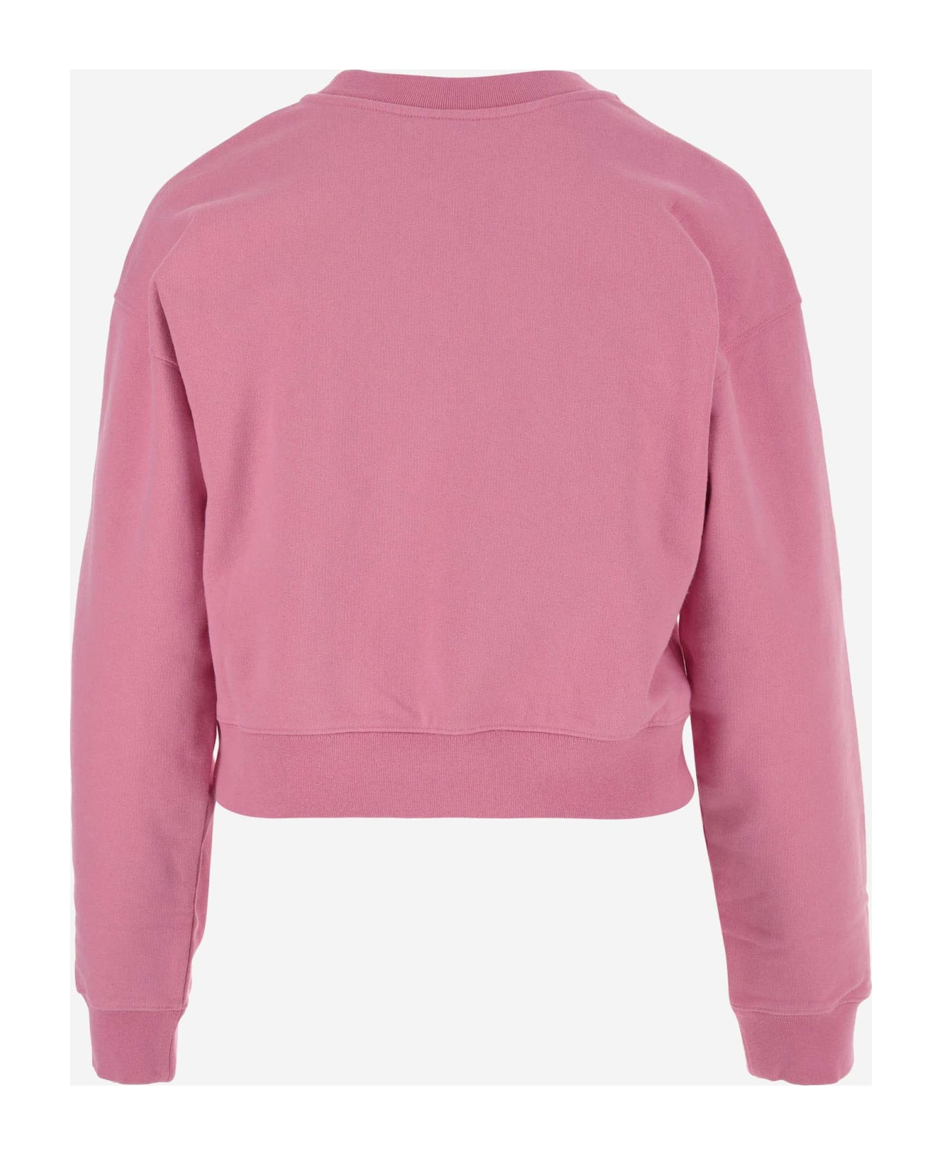 Jacquemus Logo Patch Cropped Sweatshirt - Pink 2 フリース