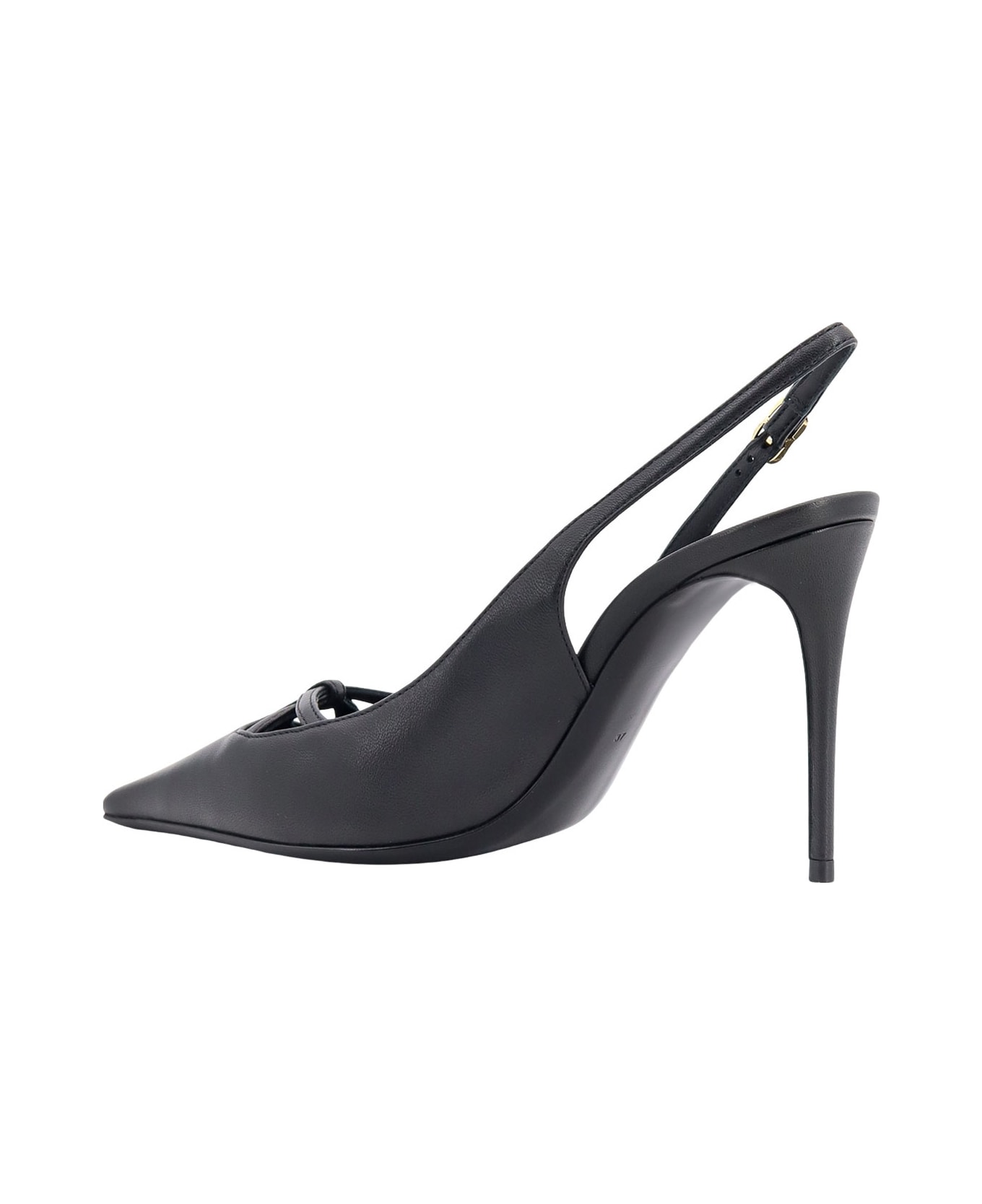 Dolce & Gabbana Dg Logo Slingback - Black