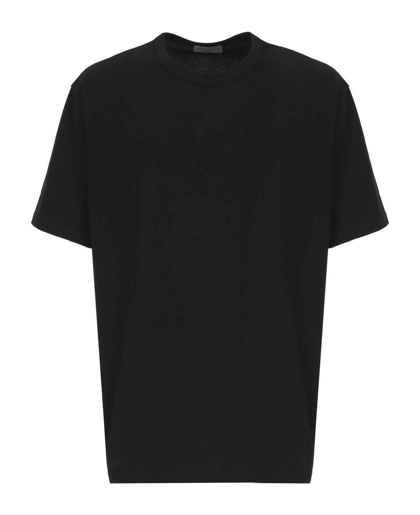 Yohji Yamamoto Cotton T-shirt - Black