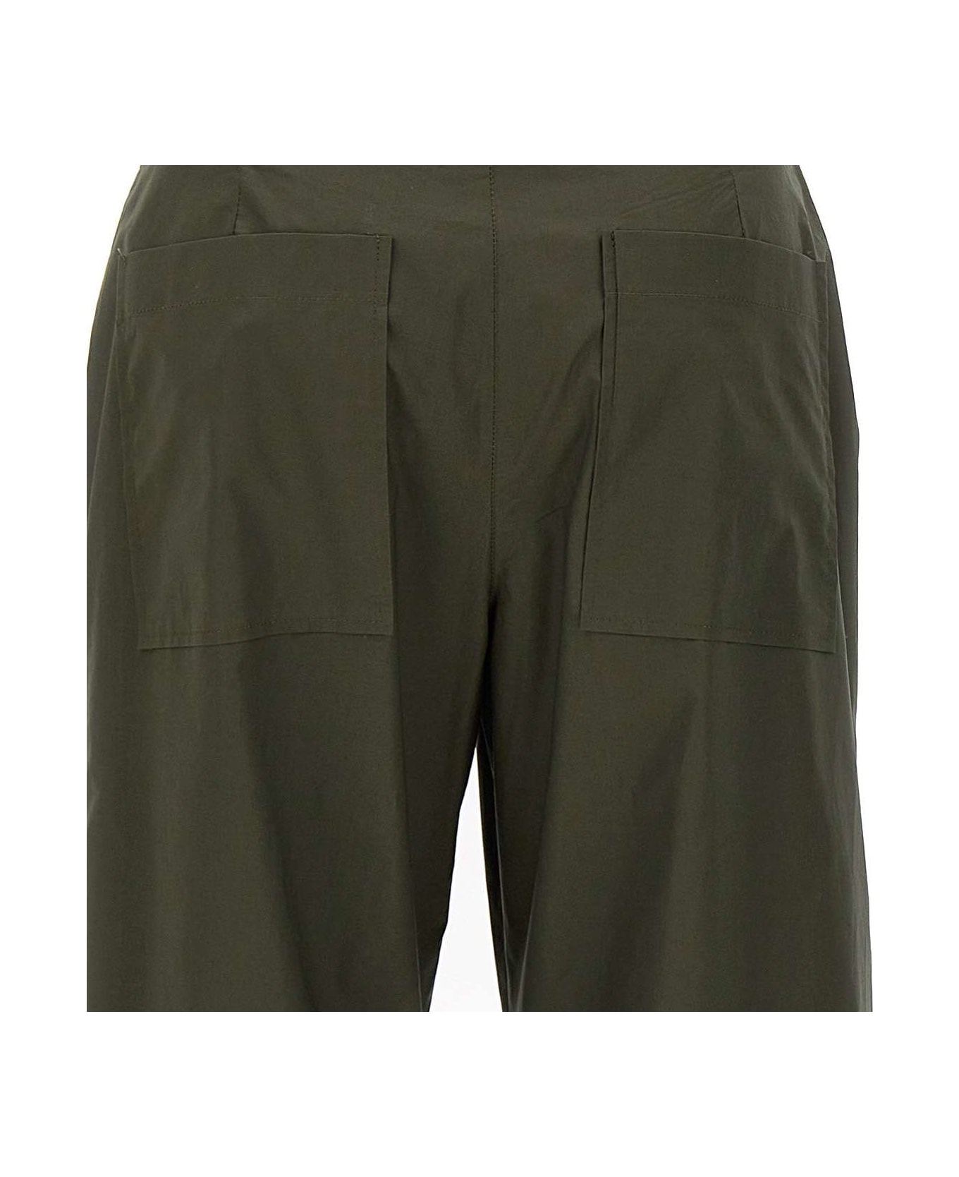 Parosh 
cotton
 Pants - Verde Militare