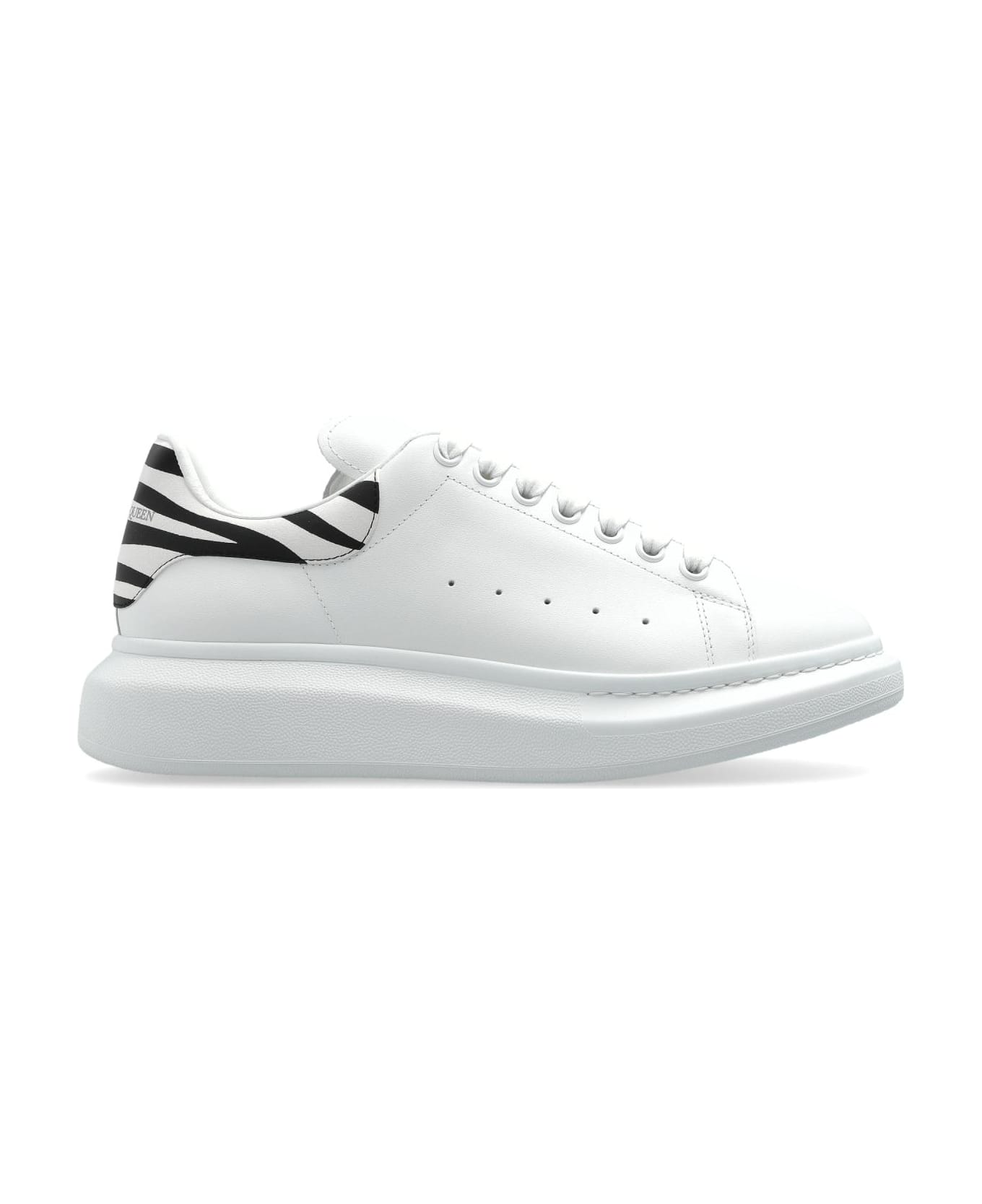 Alexander McQueen Sports Shoes With Logo - WHITE