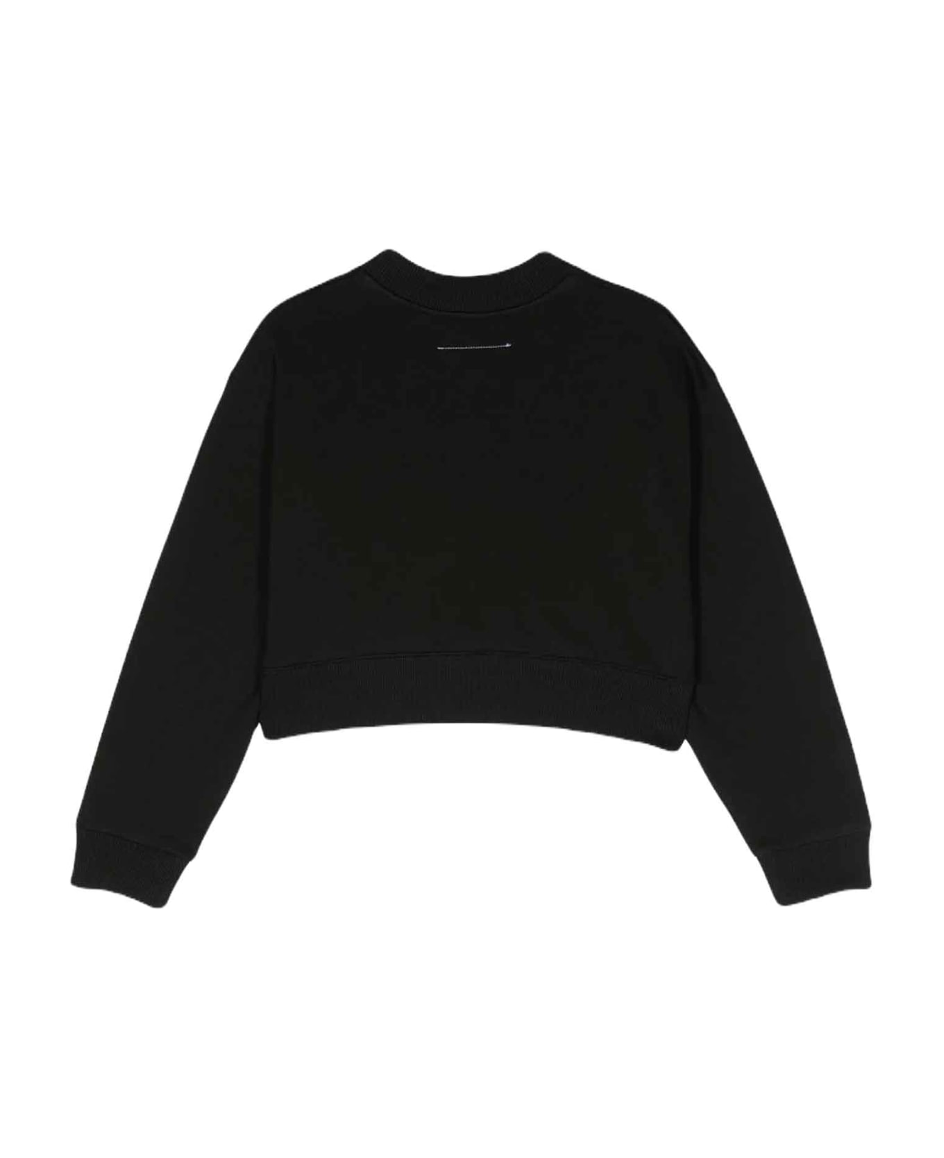 MM6 Maison Margiela Black Sweatshirt Unisex - Nero