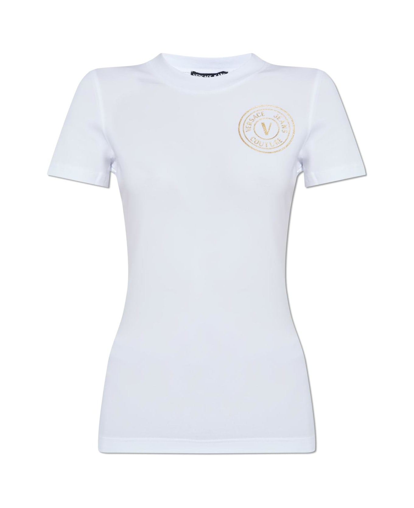 Versace Jeans Couture T-shirt With Logo - White