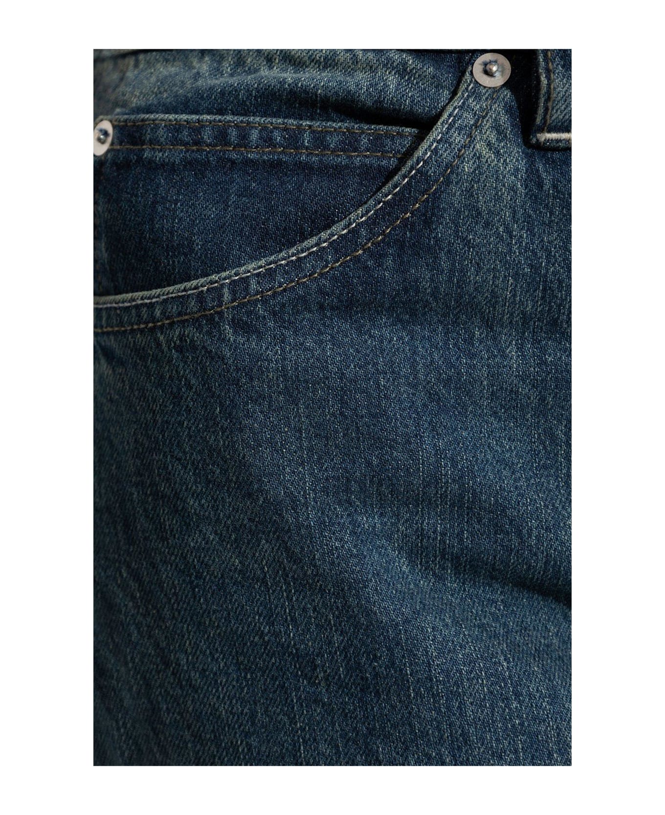 Jil Sander + Flared Cropped Jeans - Blue