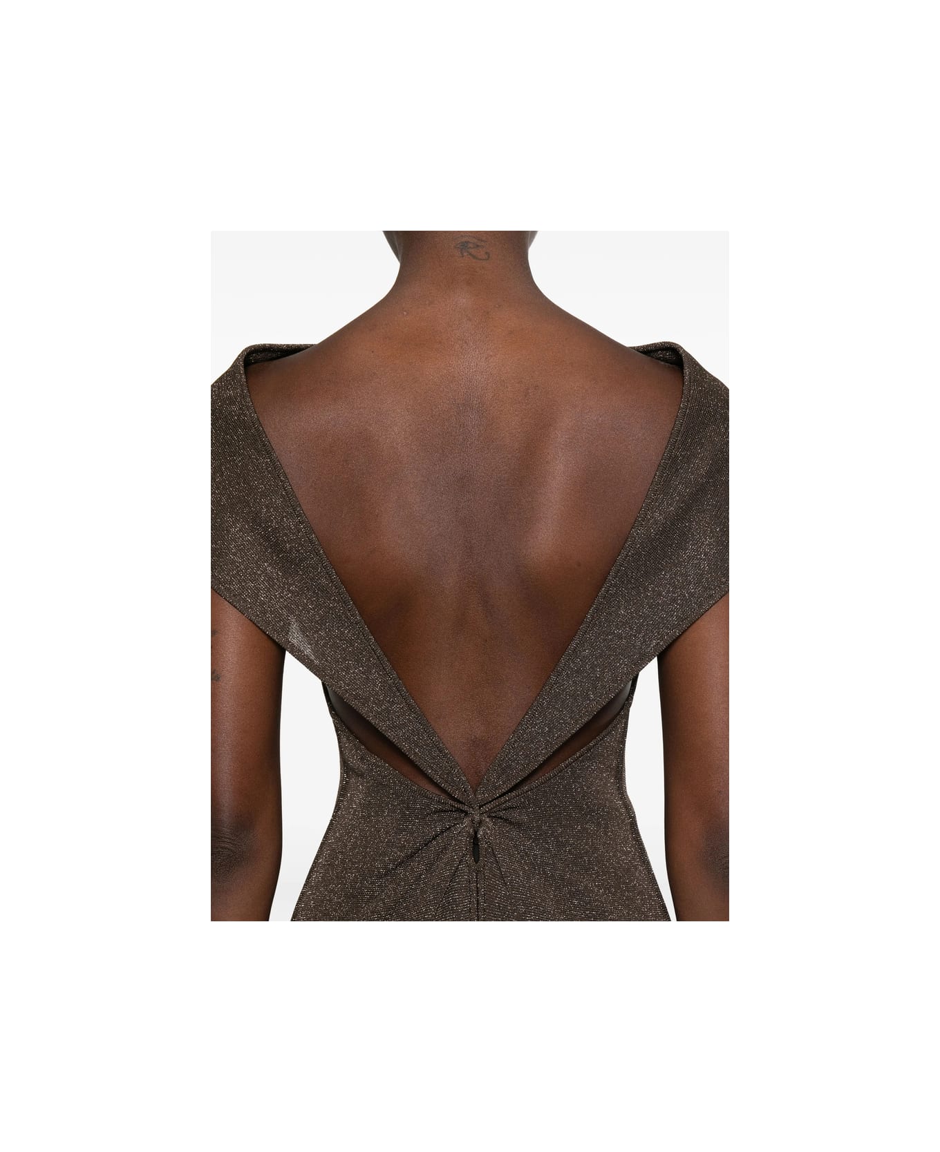 Max Mara Pianoforte Dress - BROWN