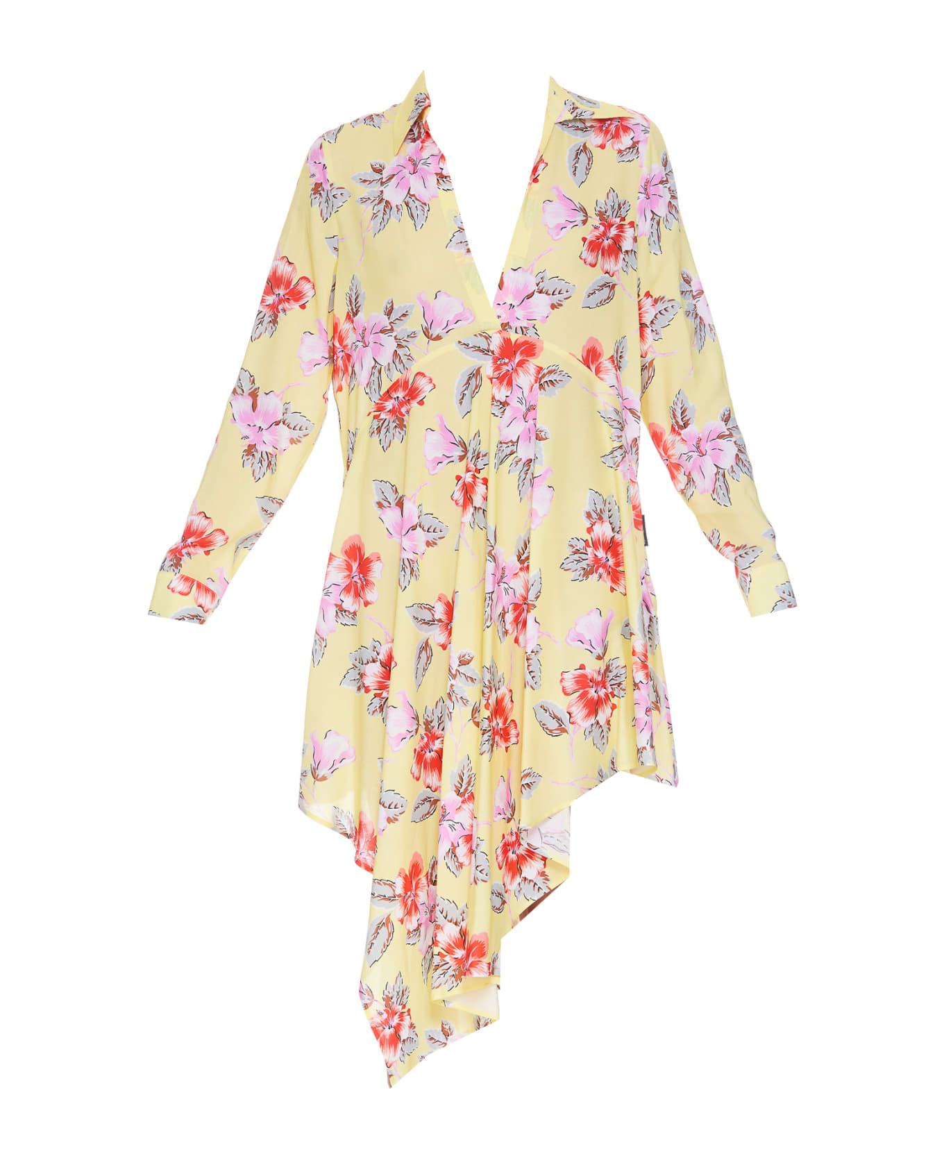 Palm Angels Hibiscus Dress - YELLOW ワンピース＆ドレス
