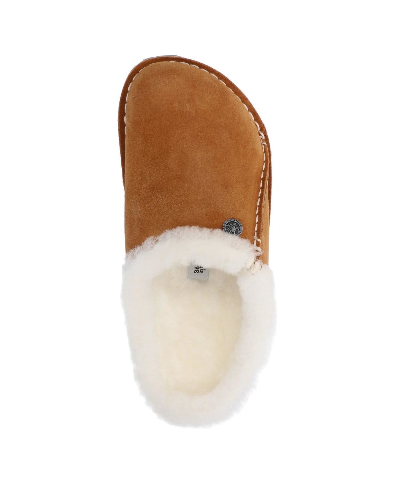 Birkenstock Mules 'zermatt Premium' - Leather Brown