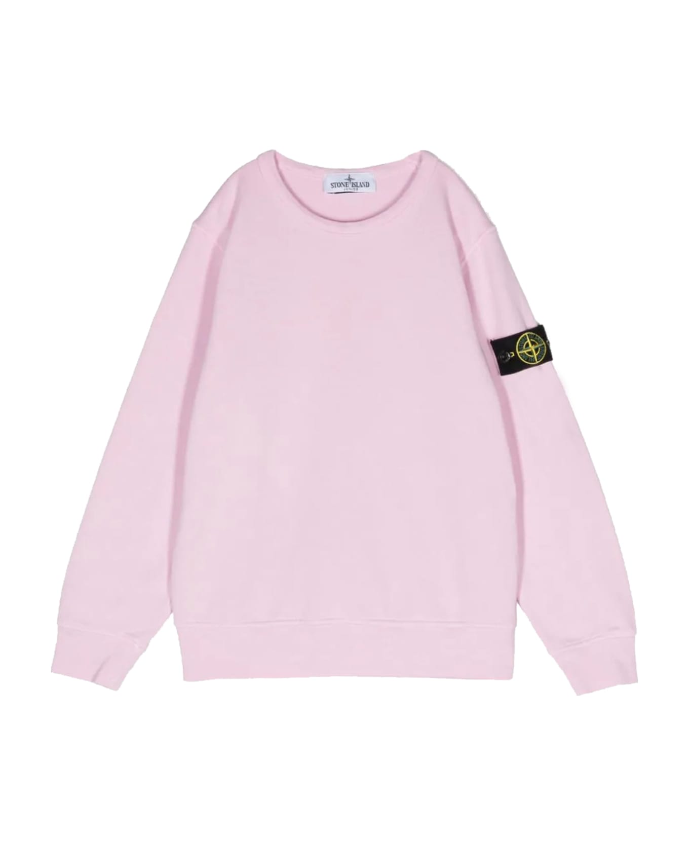 Stone Island Junior Crew Neck Sweatshirt - Rose ニットウェア＆スウェットシャツ