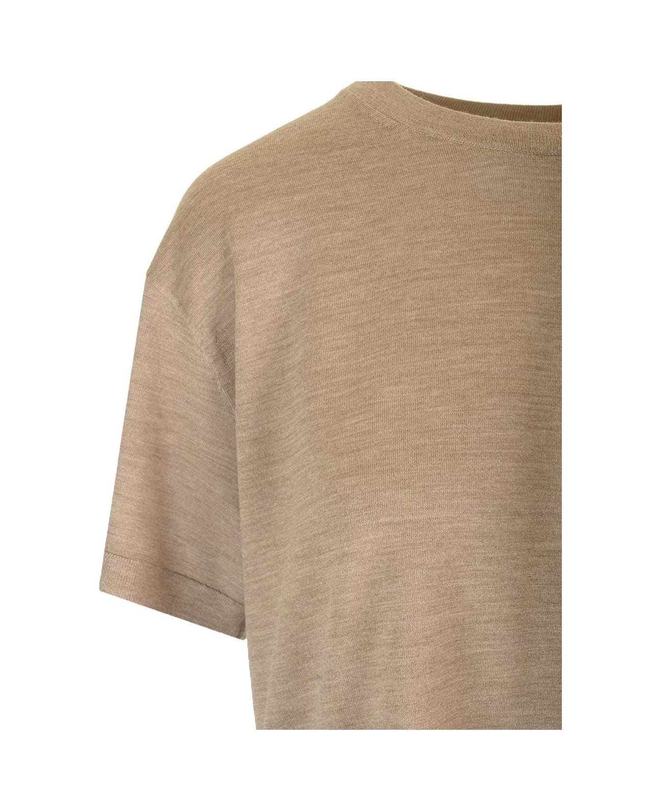 Theory Regal Wool T-shirt - Beige