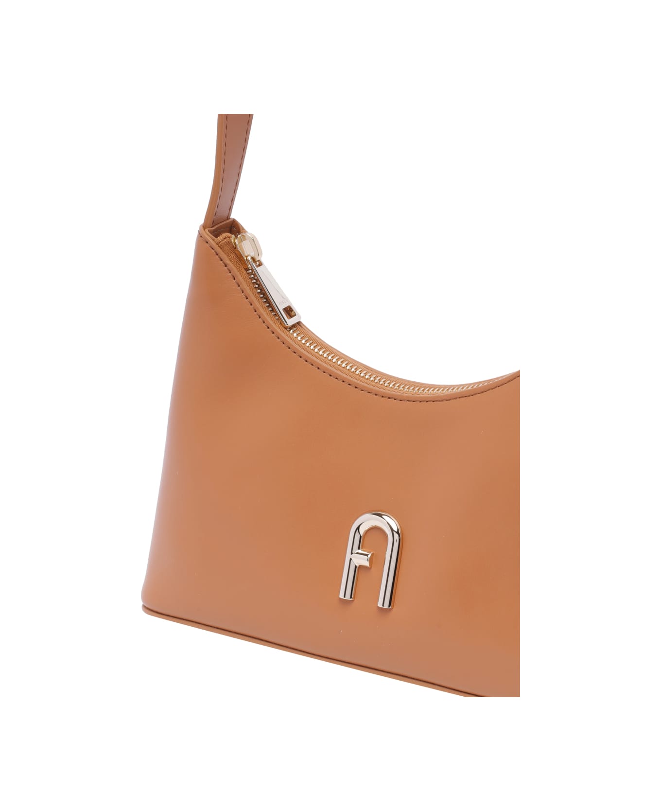 Furla Mini Diamante Shoulder Bag - Brown ショルダーバッグ