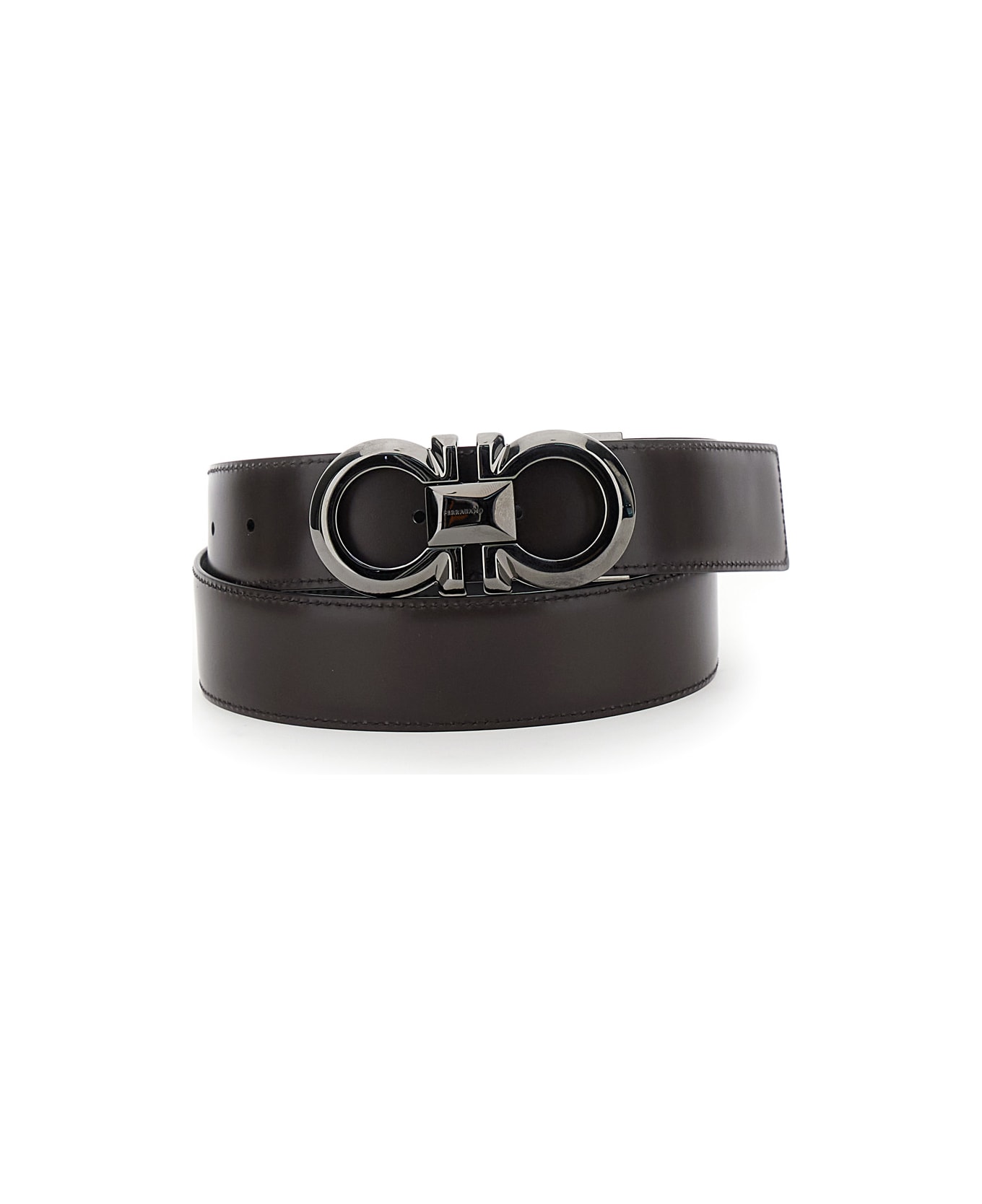 【送料&関税込】Ferragamo Black Leather Thin Gancini Belt fbe558d5b9573ff4f43ba716d10e7a