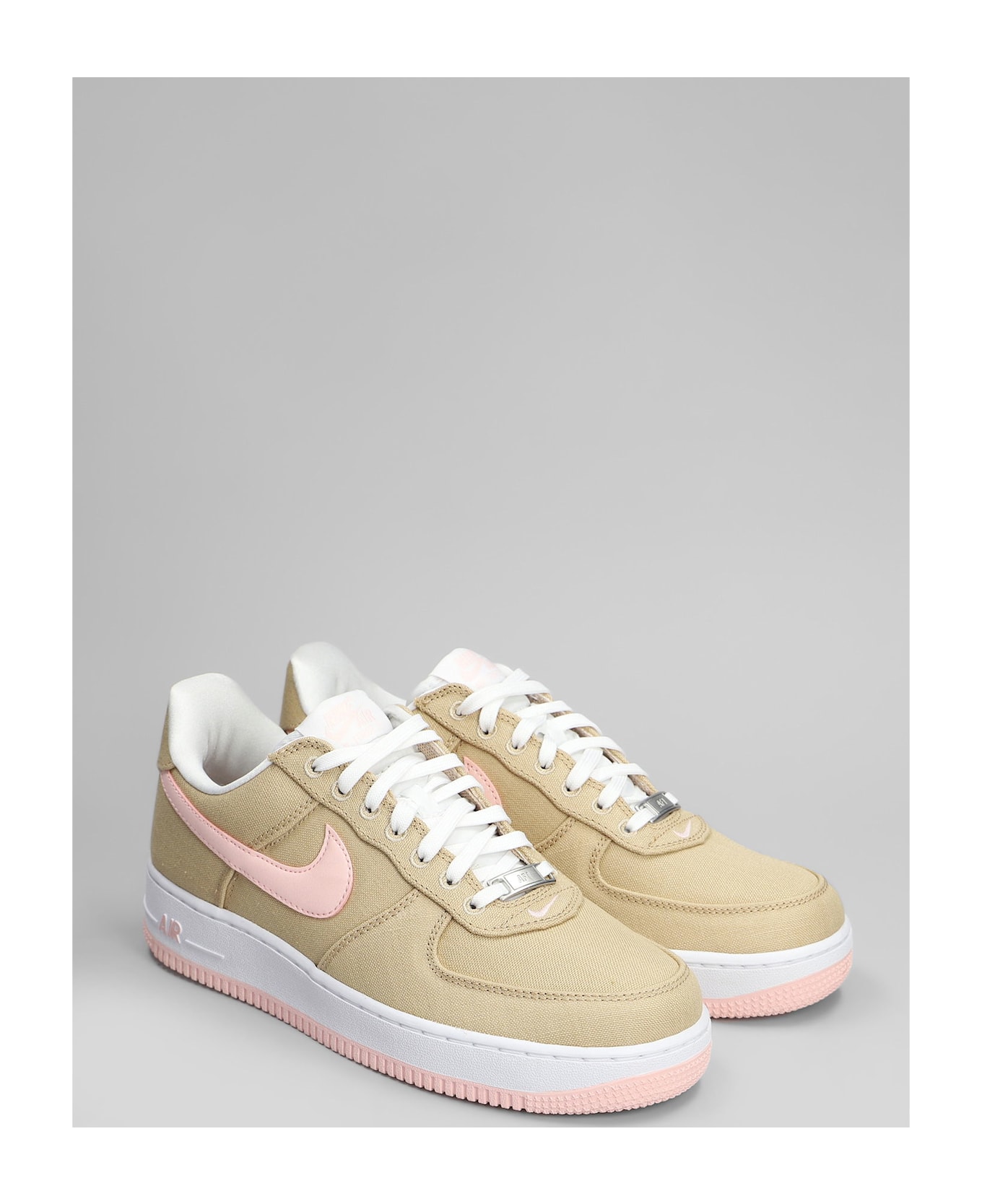 Nike Air Force 1 Retro Ll Sneakers In Beige Canvas - beige