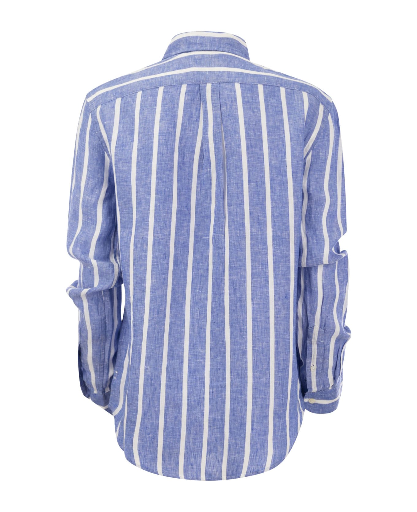Polo Ralph Lauren Logo Shirt - Blue/white シャツ