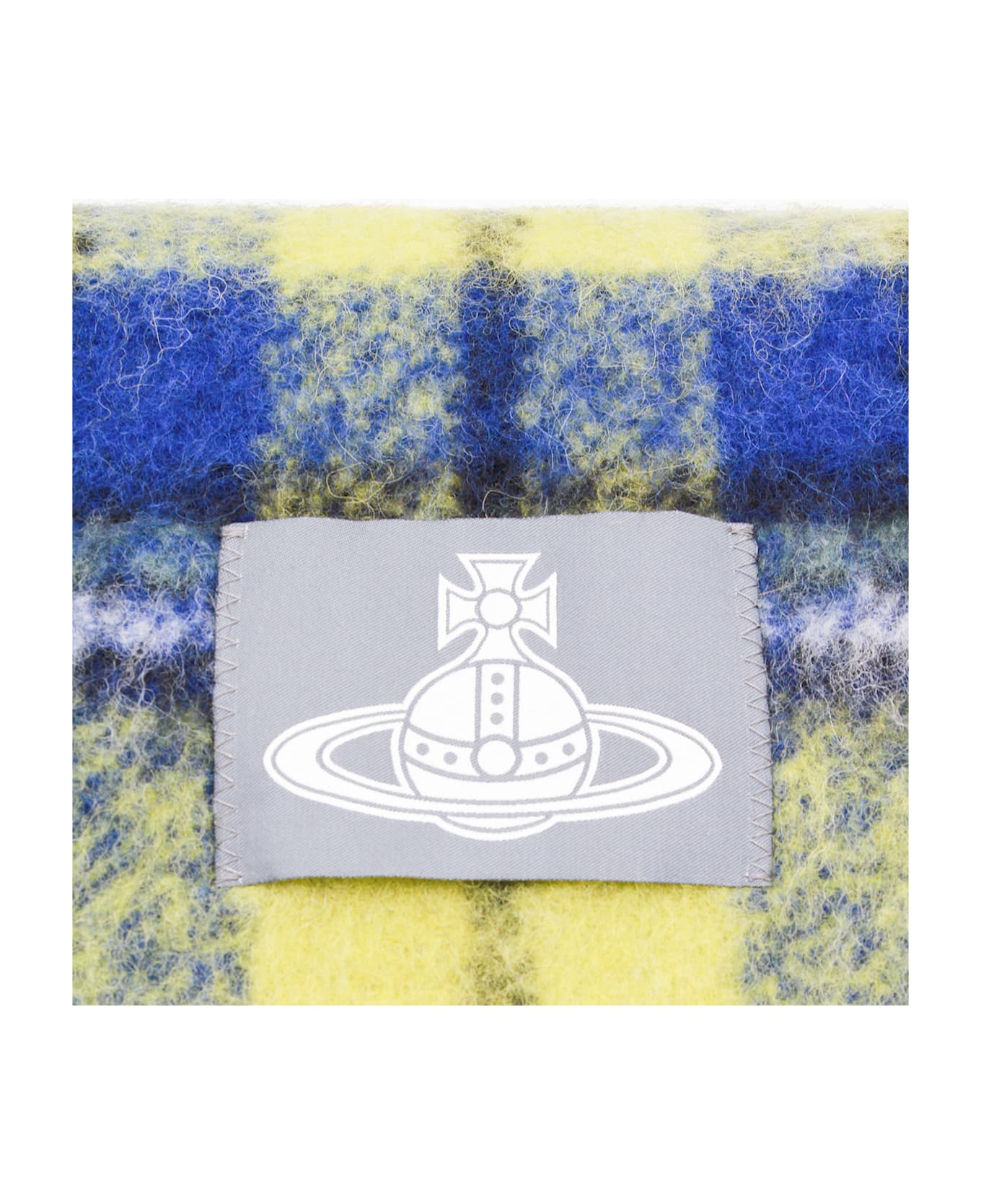 Vivienne Westwood Yellow And Multicolor Wool Scarves - Yellow