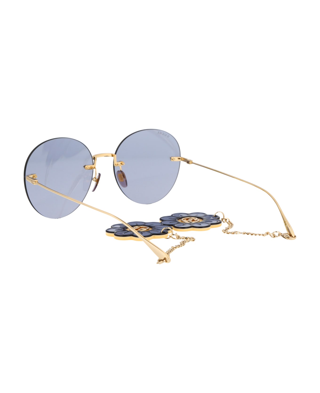 Gucci Eyewear Gg1149s Sunglasses - 006 GOLD GOLD VIOLET