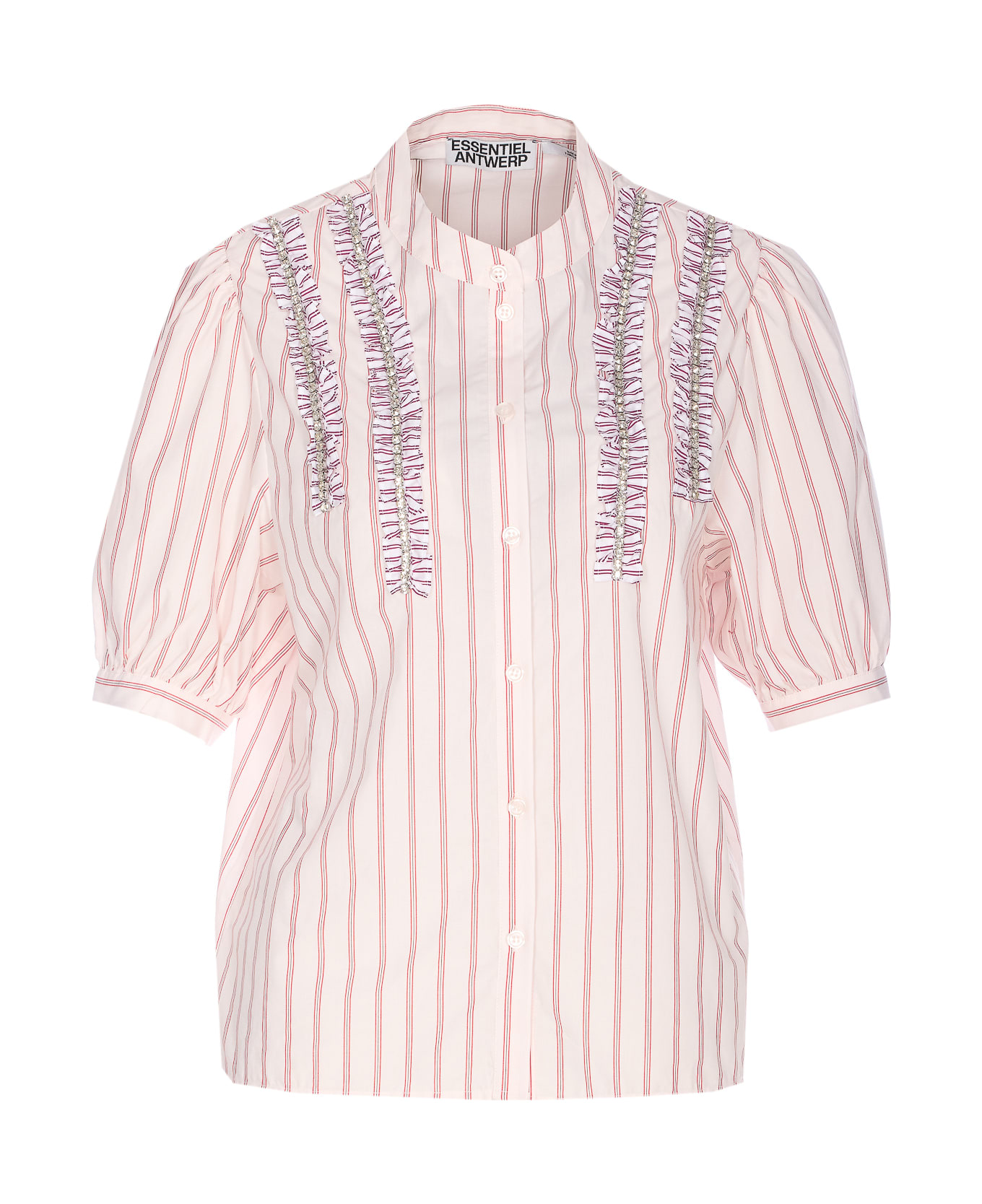 Essentiel Antwerp Ifrill Rhinestone Shirt - White