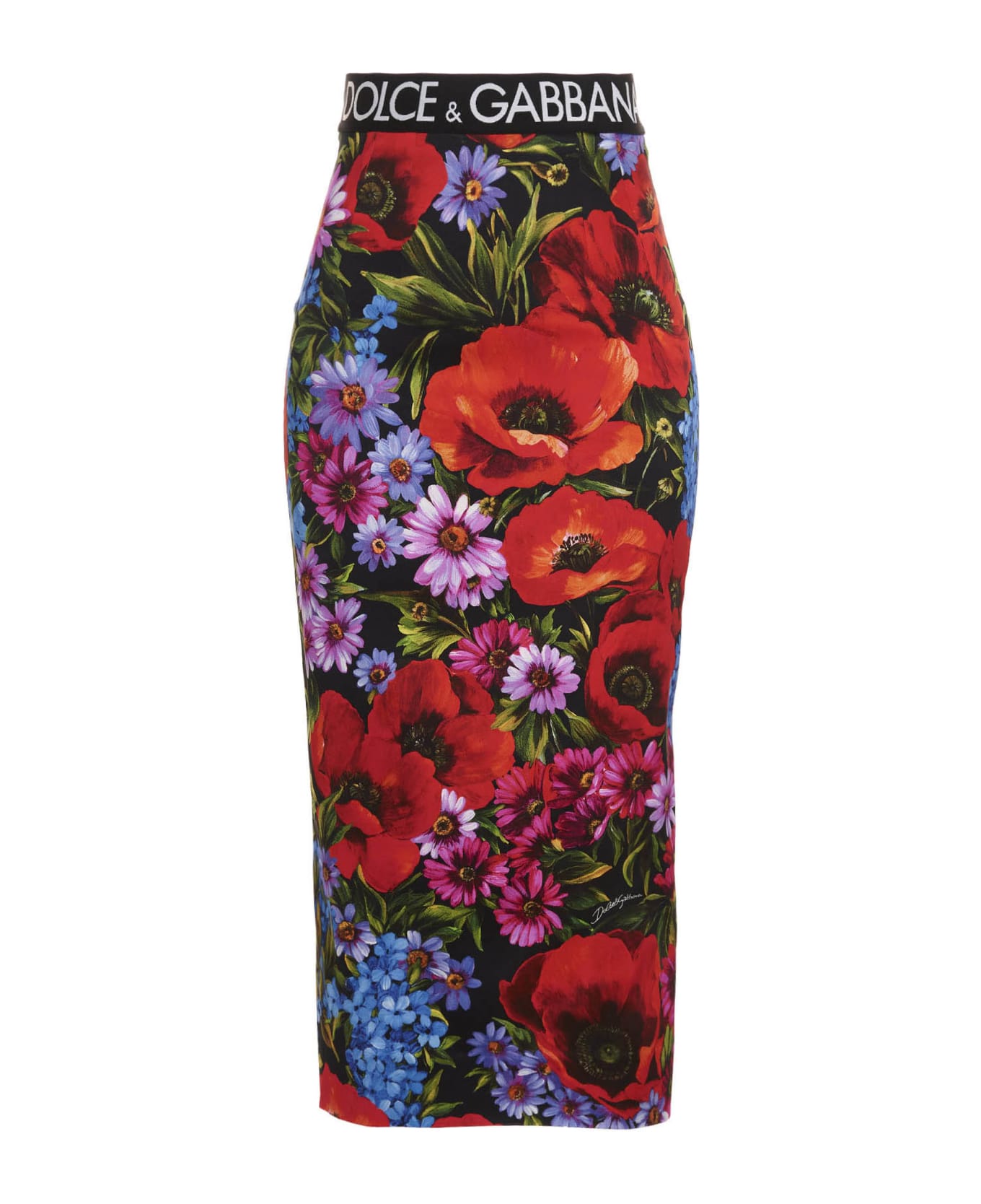 Dolce & Gabbana 'prato Fiorito' Maxi Skirt - Multicolor