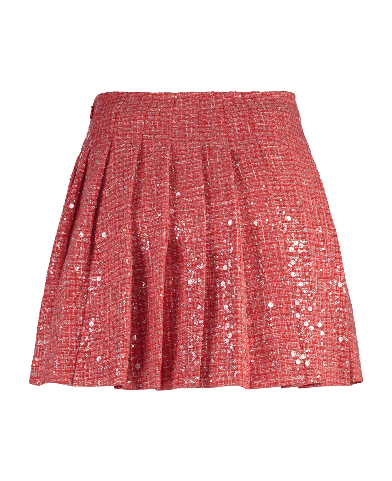 self-portrait Pleated Skirt - red スカート