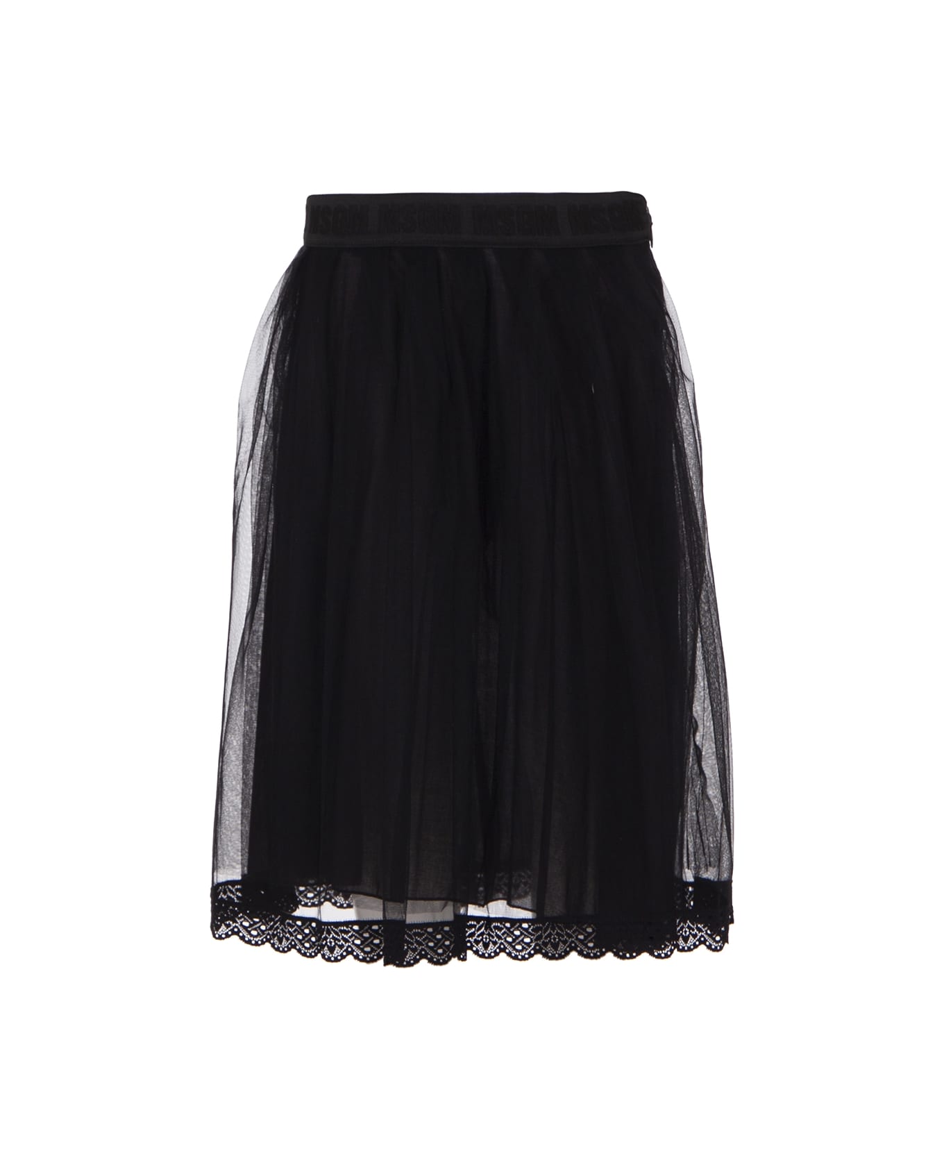 MSGM Gonna In Tulle - Black