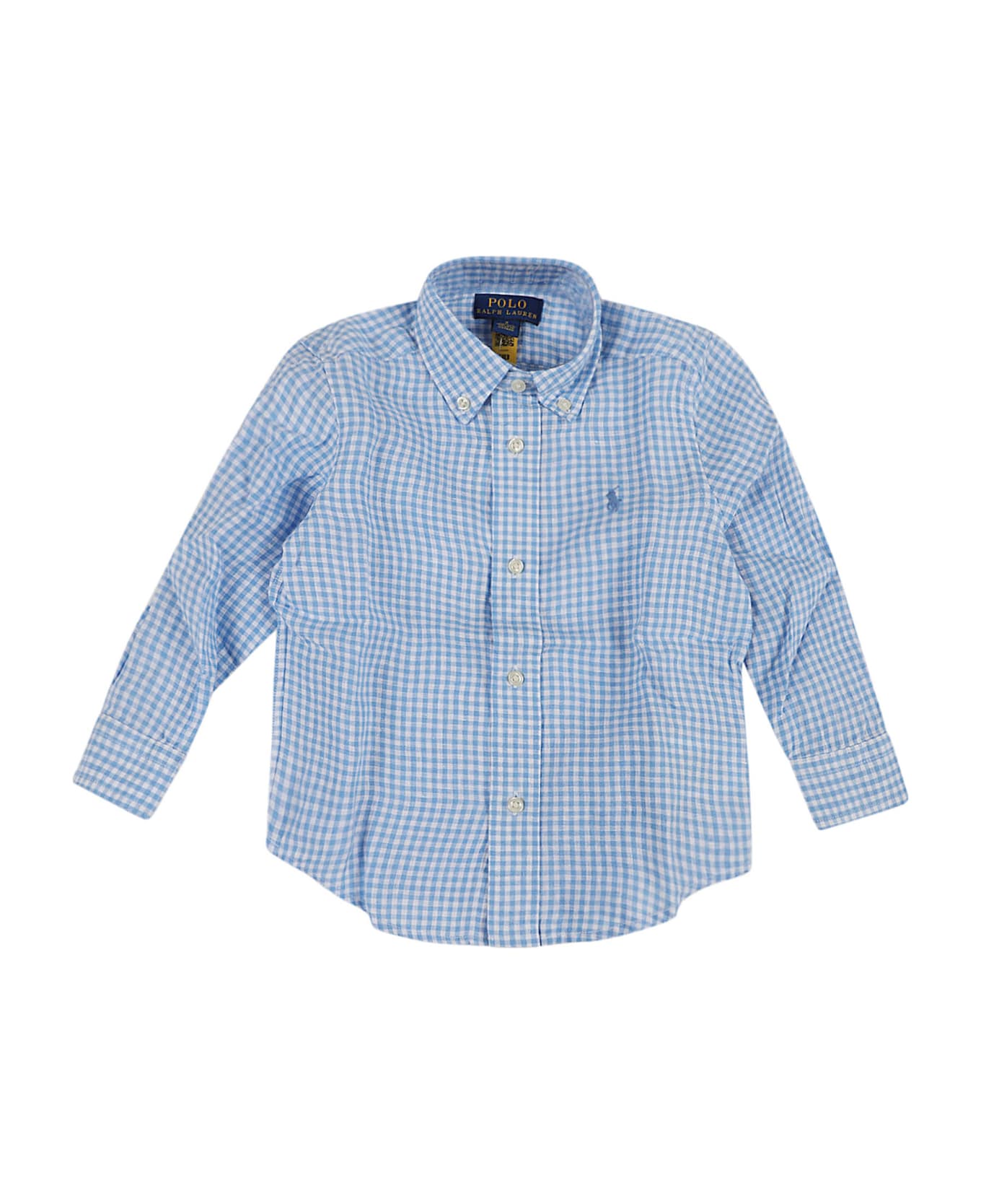 Ralph Lauren Clbdppc-shirts-sport Shirt - B Blue White