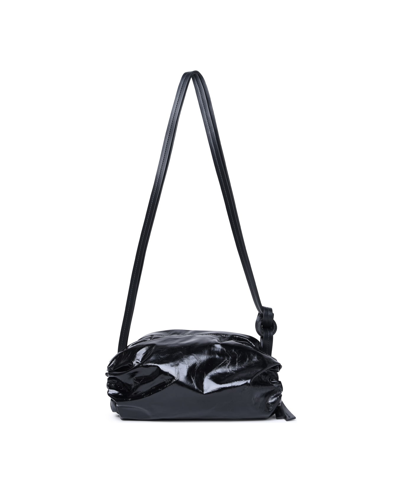 Jil Sander 'crossbody' Small Black Calf Leather Bag - Black