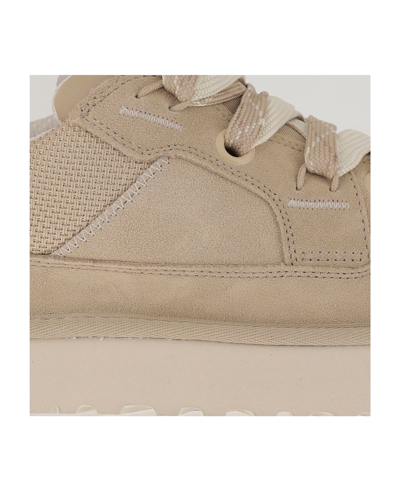 UGG Lo Lowmel Low Sneaker In Suede - Beige