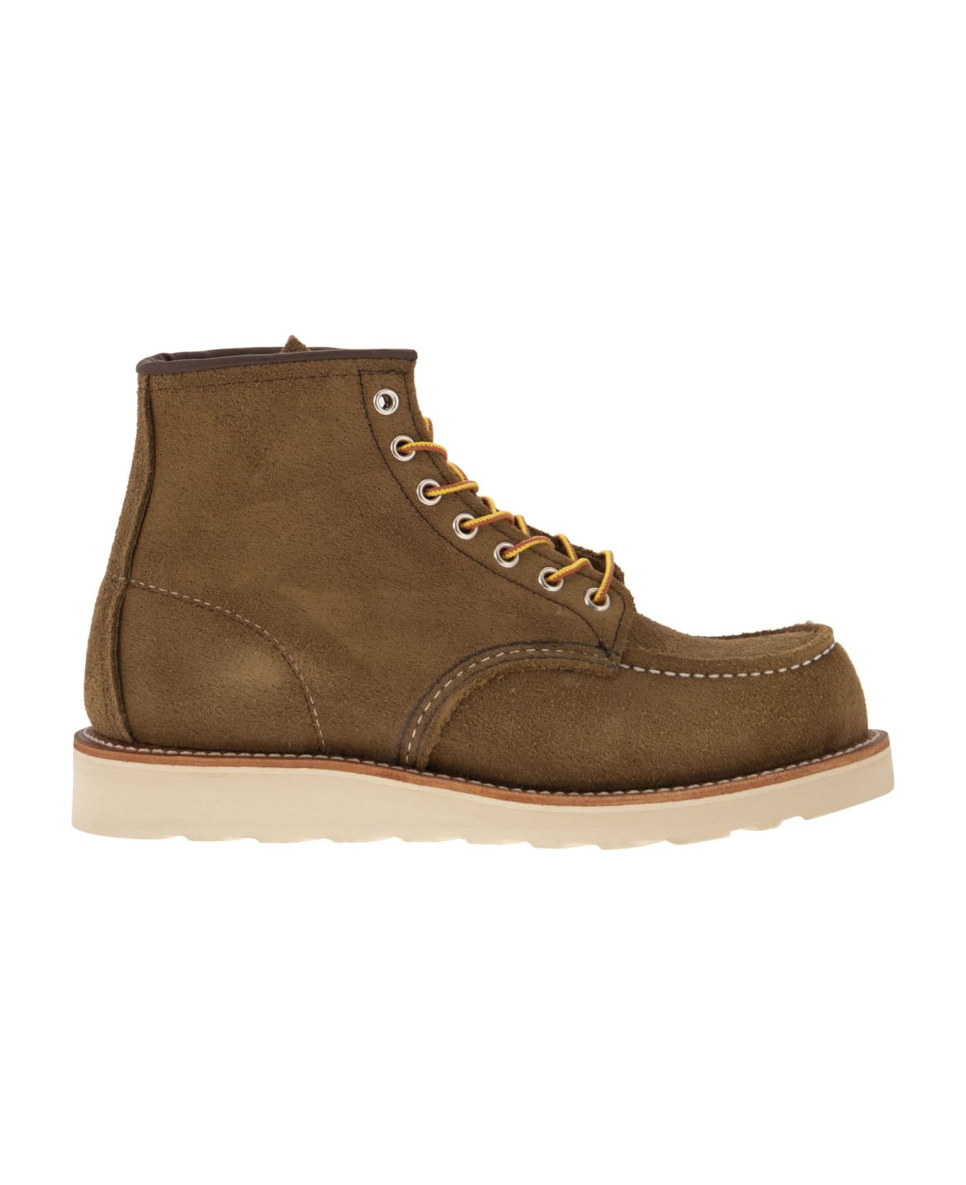 Red Wing Classic Moc Mohave - Suede Lace-up Boot - Olive Green