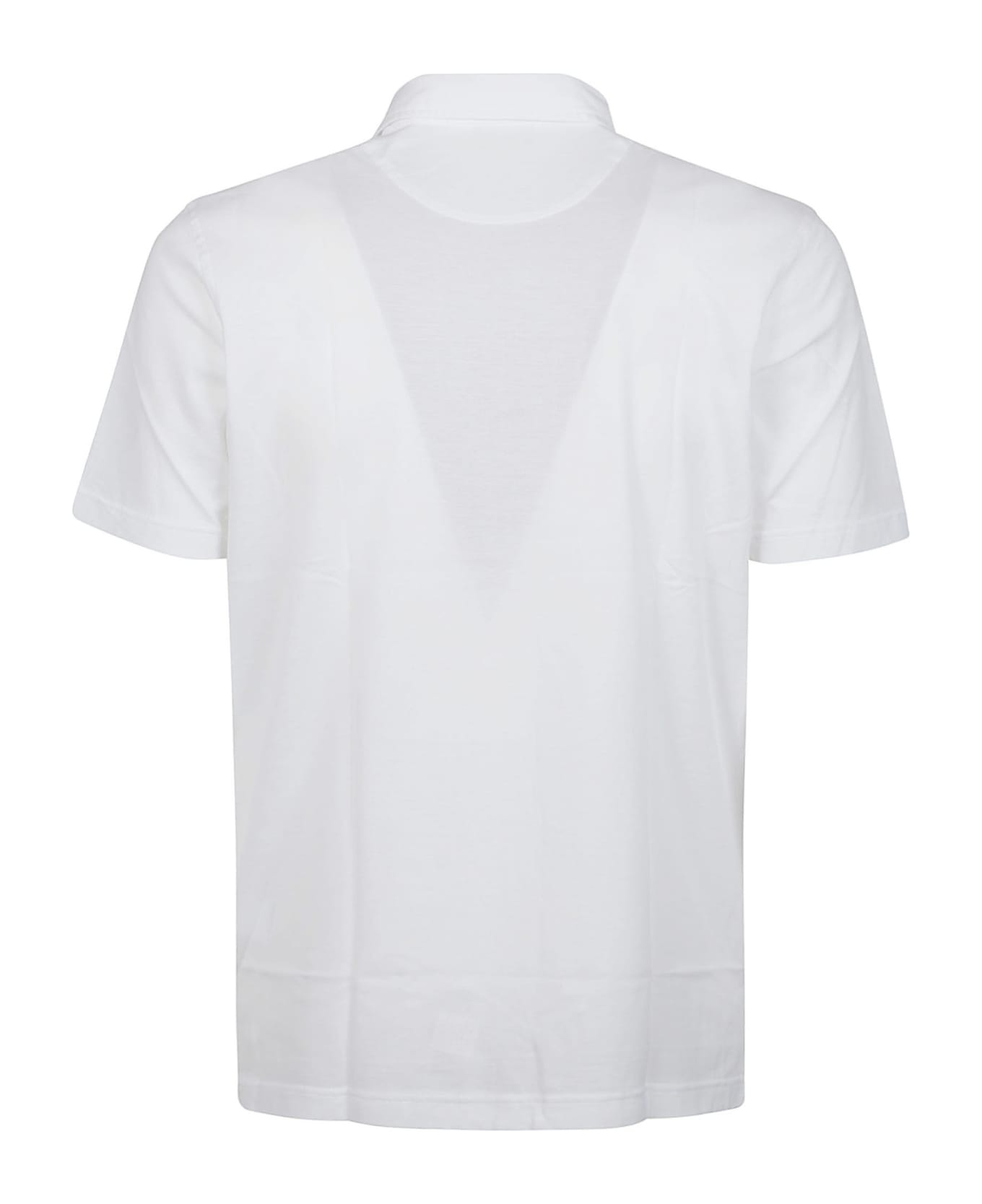 Barba Napoli Short Sleeve Polo Shirt - Bianco ポロシャツ