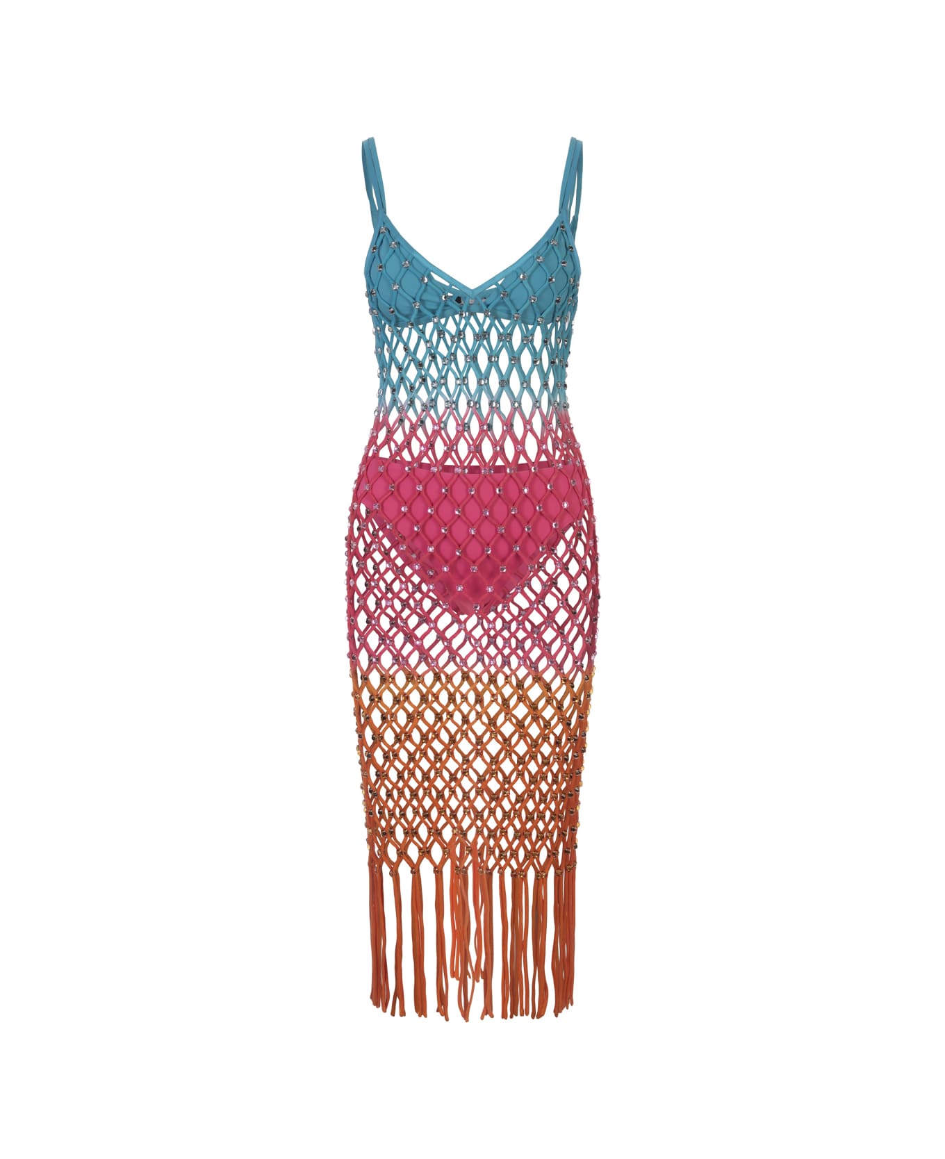 retrofete Sunrise Ombre Samain Dress - Multicolour