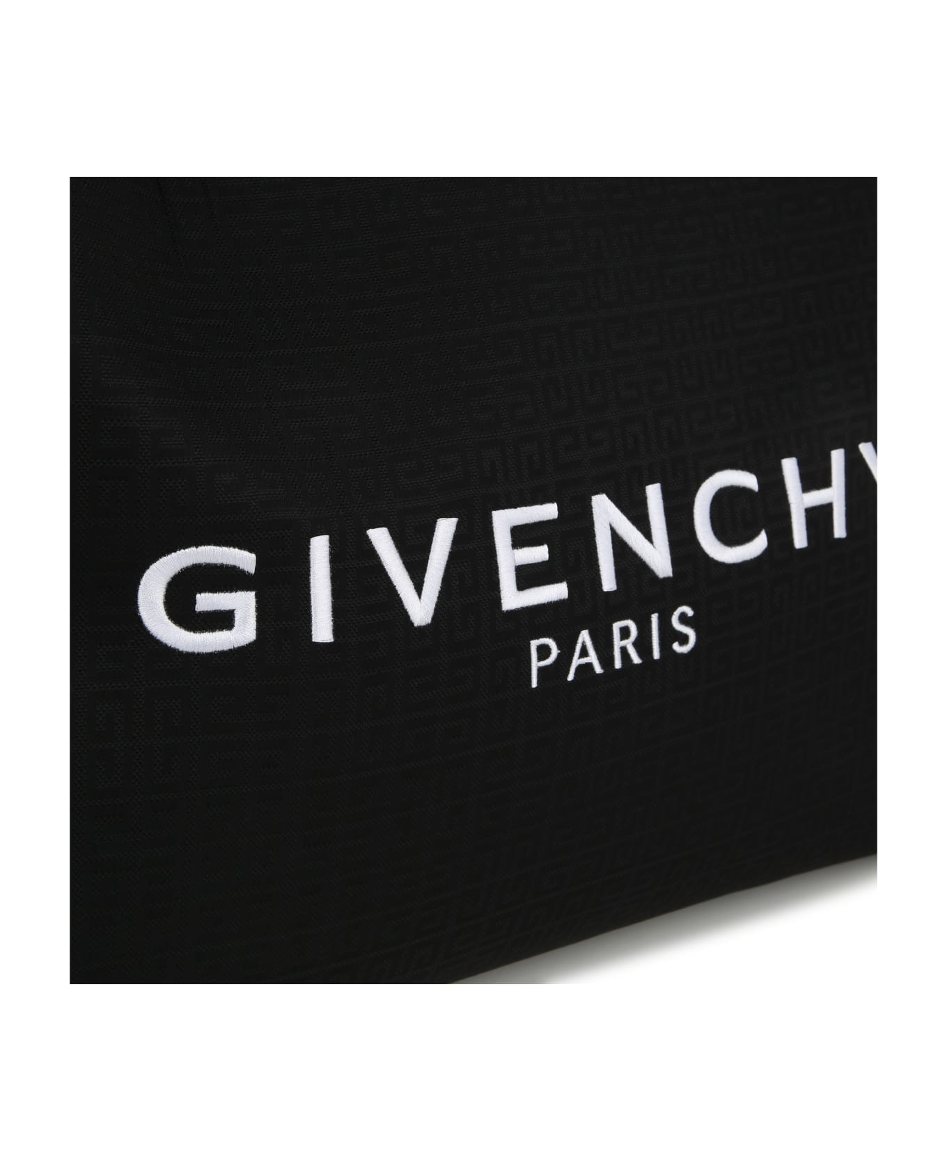 Givenchy Borsa Fasciatoio Con Ricamo 4g - Black