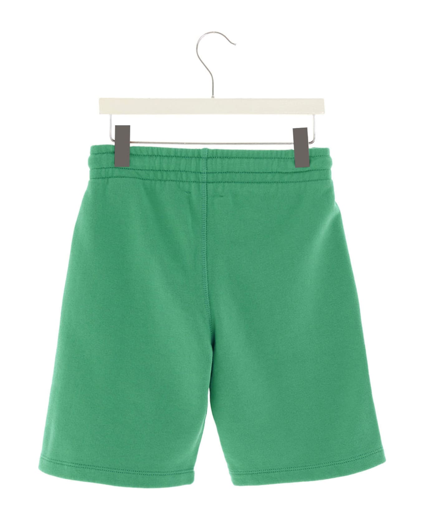Off-White 'helvetica' Bermuda Shorts - Green
