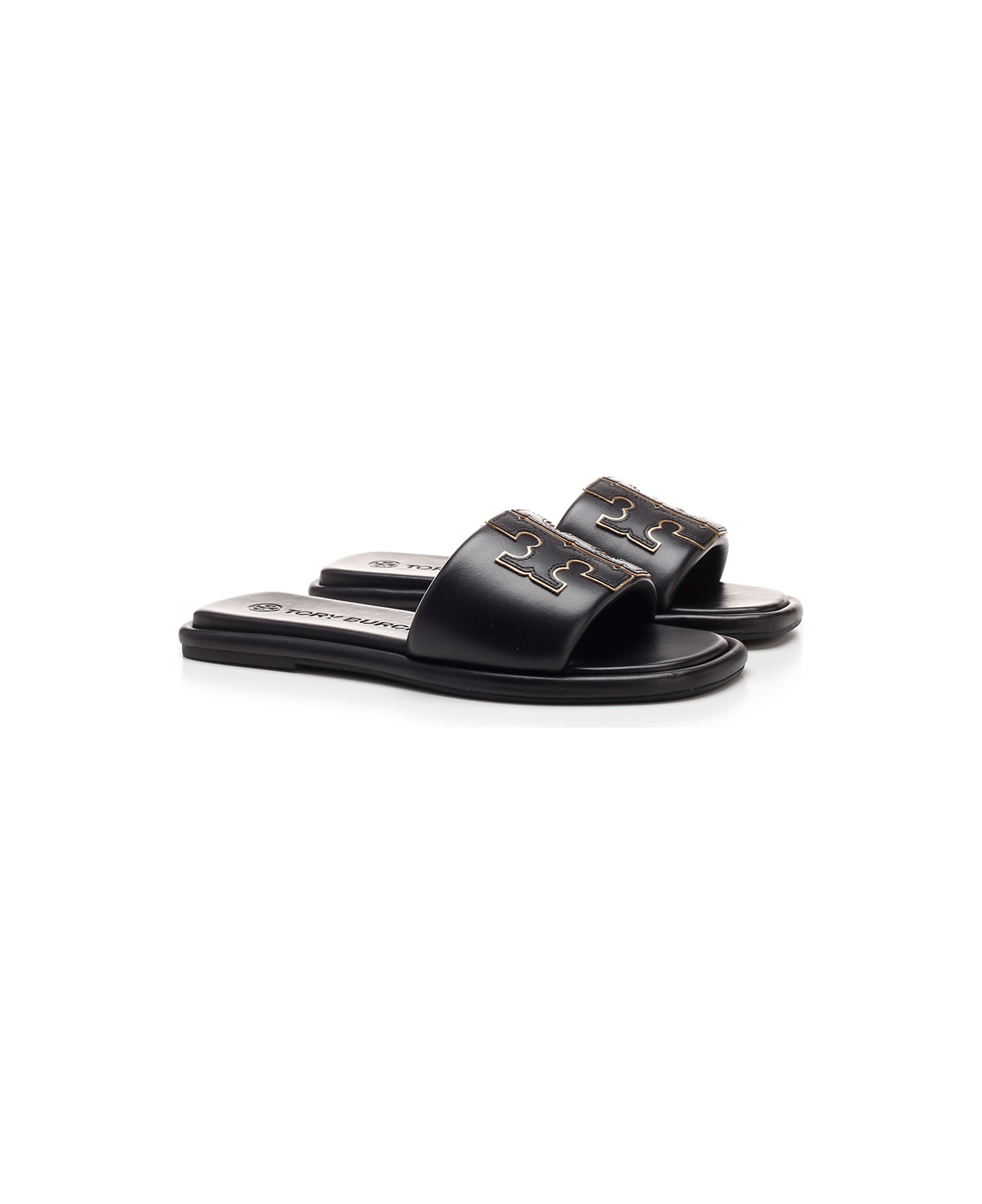 Tory Burch 'tt' Band Slide - Nero