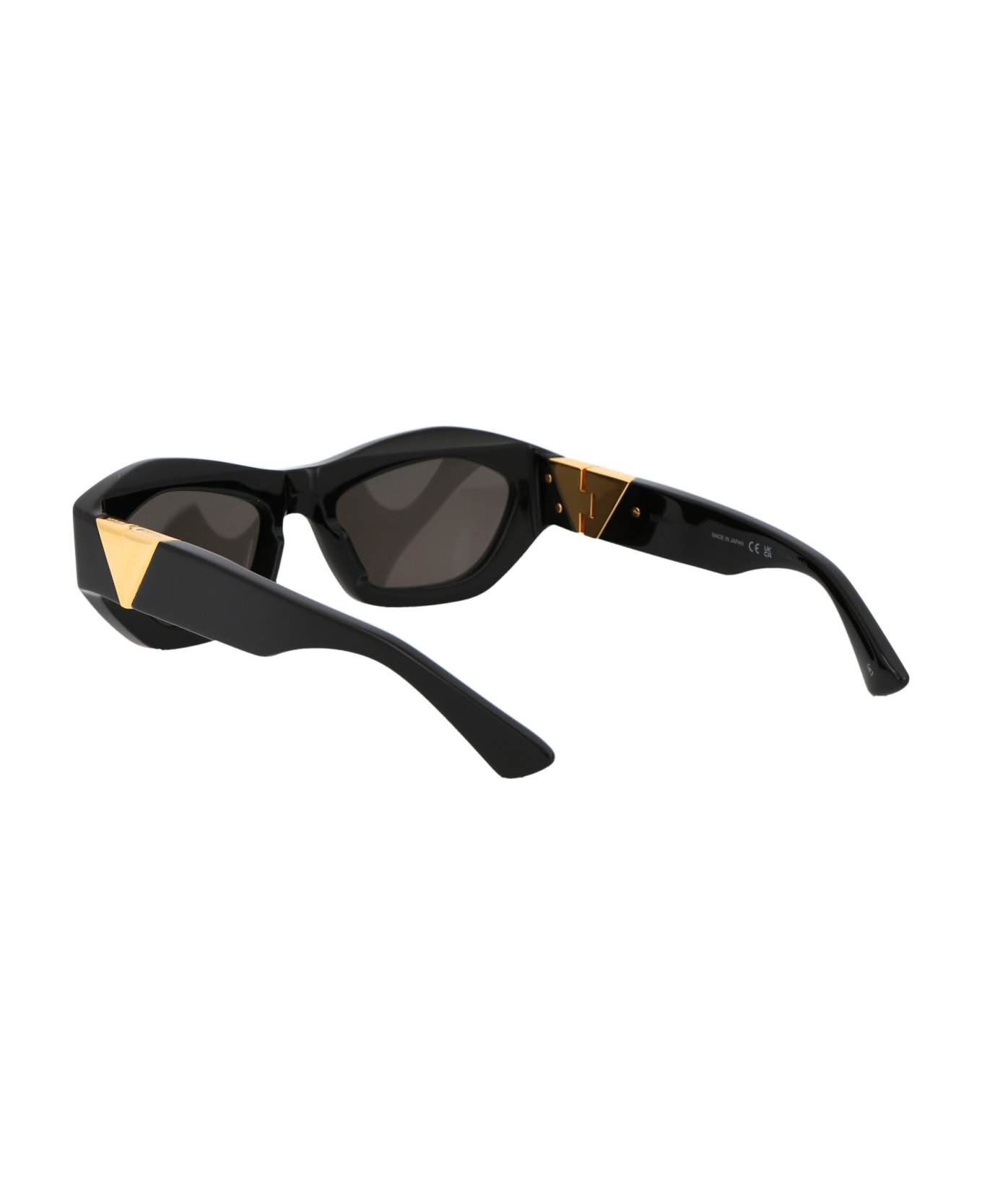 Bottega Veneta Eyewear Bv1221s Sunglasses - 001 BLACK BLACK GREY