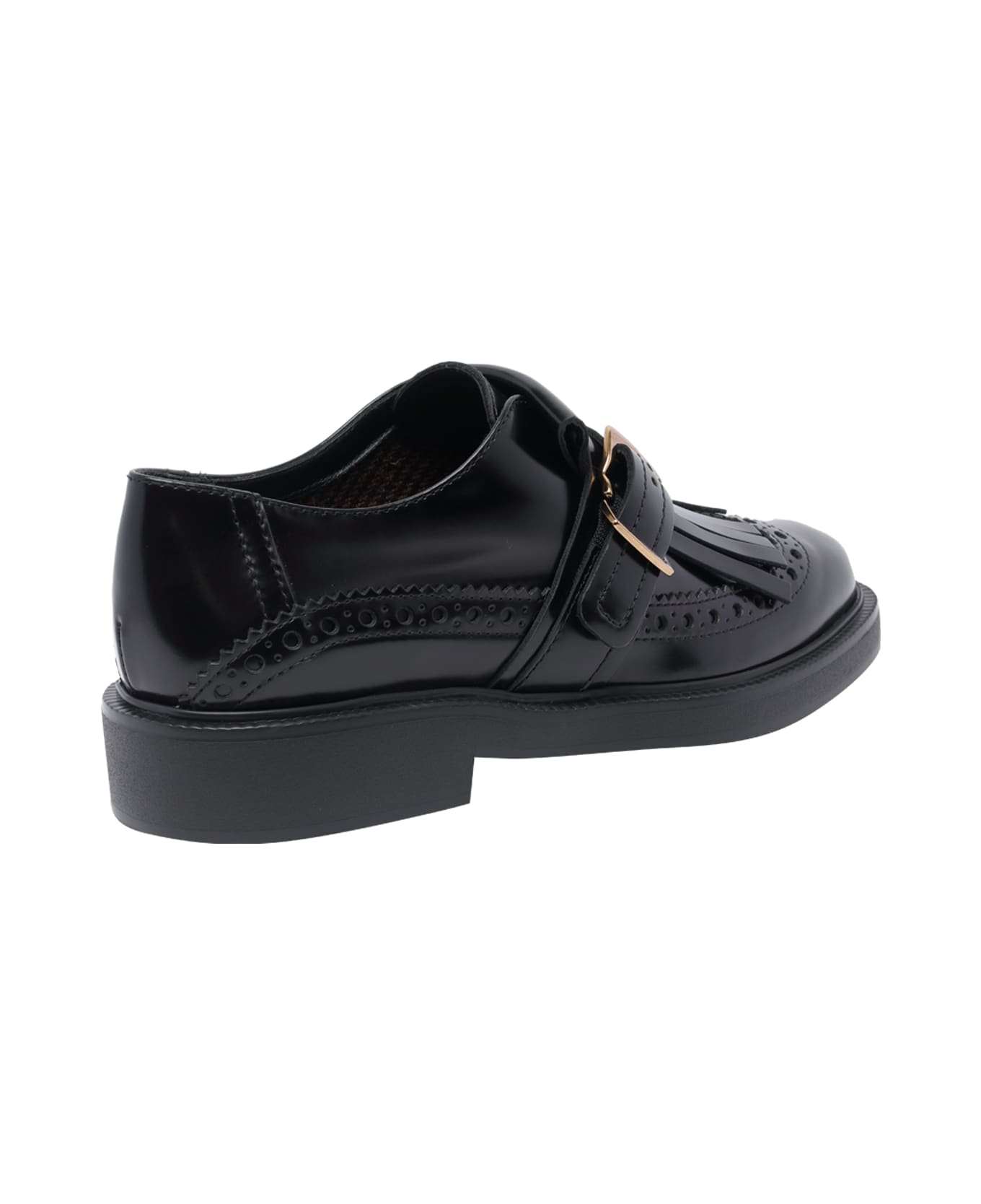 Tod's Leather Laced Up Shoes - Black