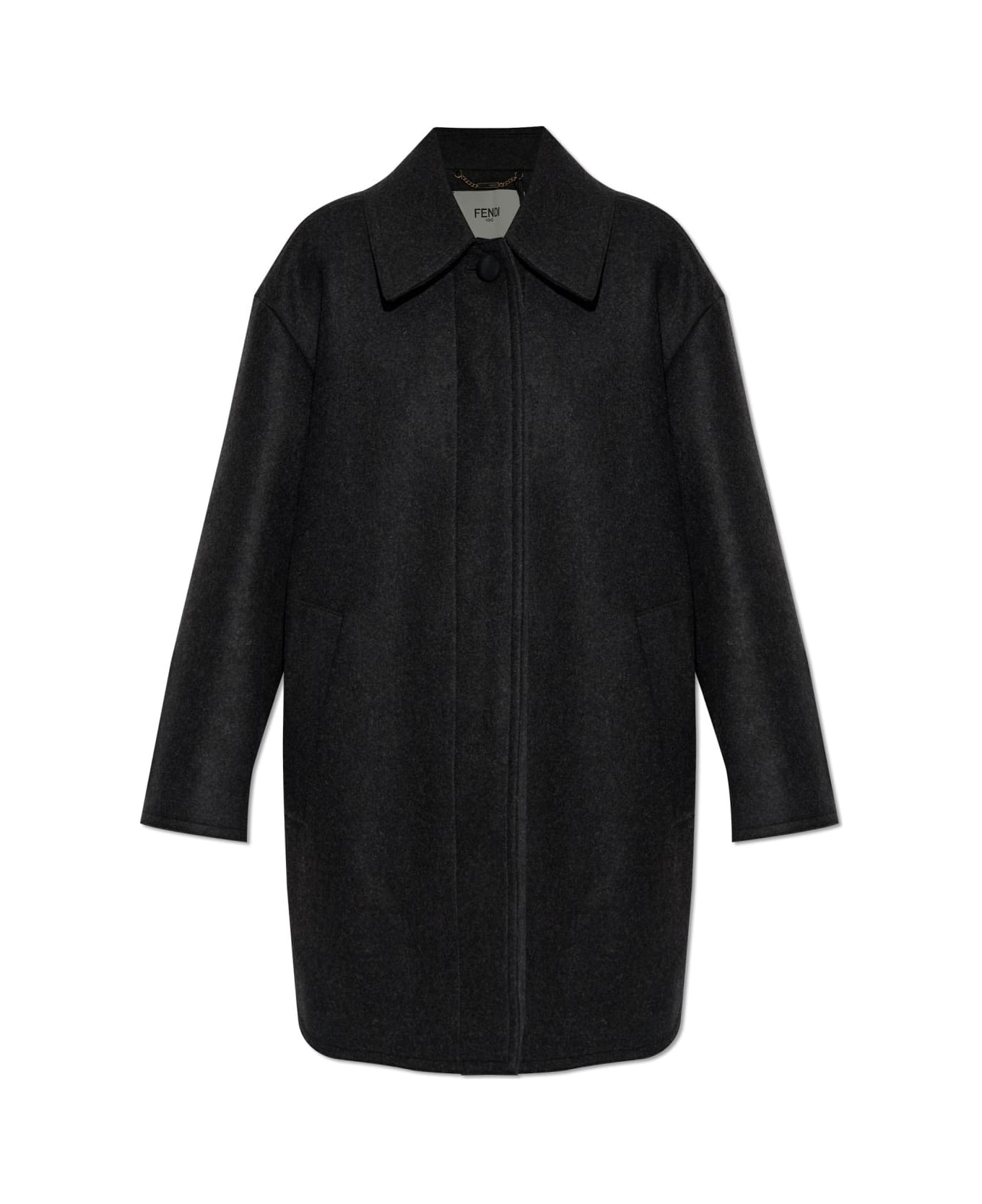 Fendi Wool Coat - Grey